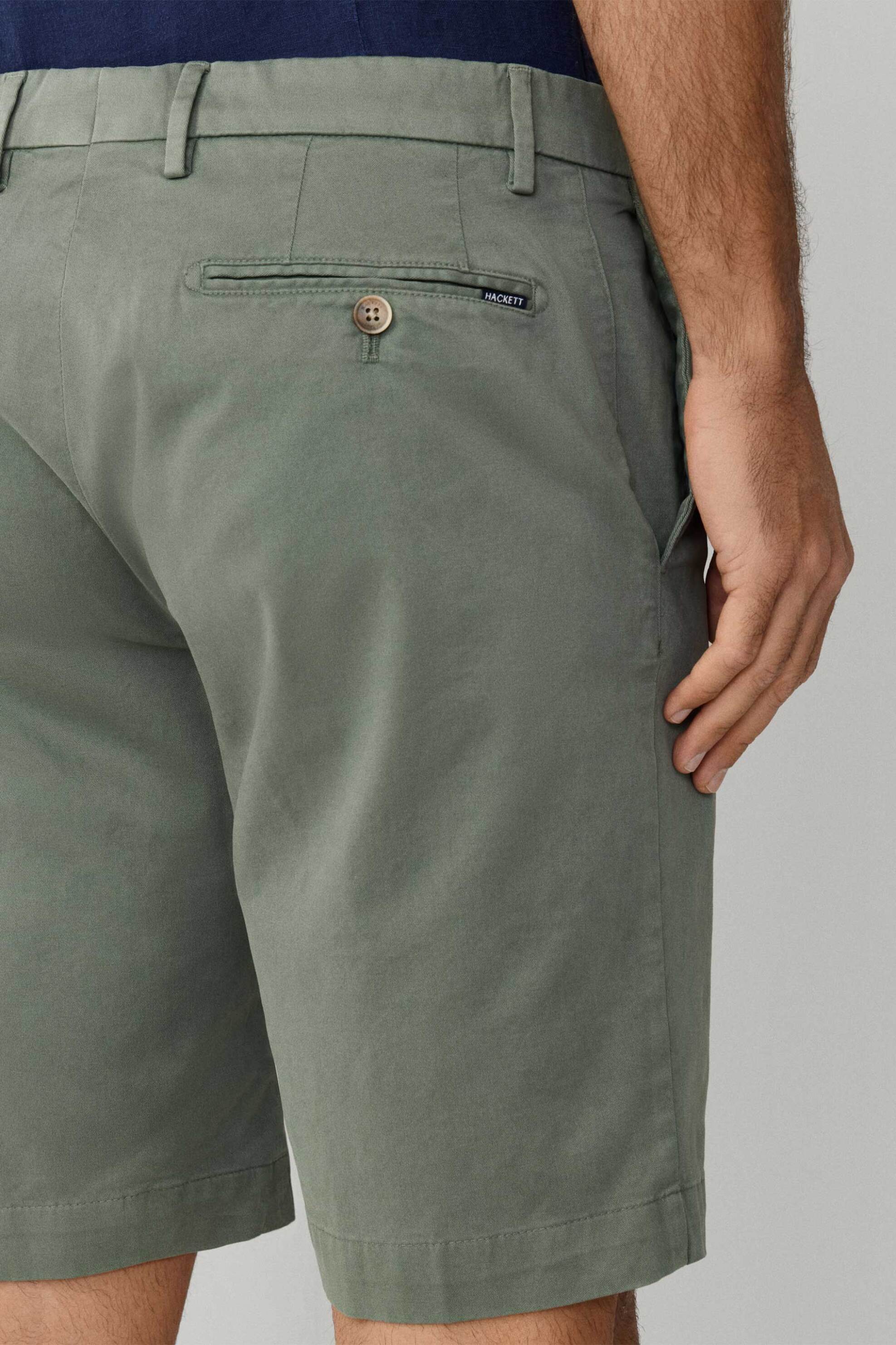 Hackett Ανδρική Βερμούδα Chino Slim Fit - Hm8000017 Πράσινο