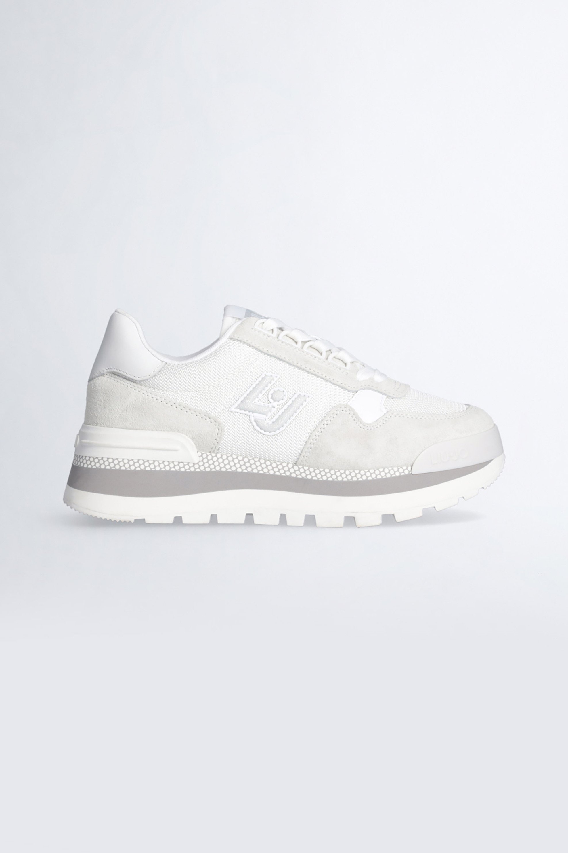 Liu Jo γυναικεία sneakers με suede λεπτομέρειες - BA3119PX027 Λευκό