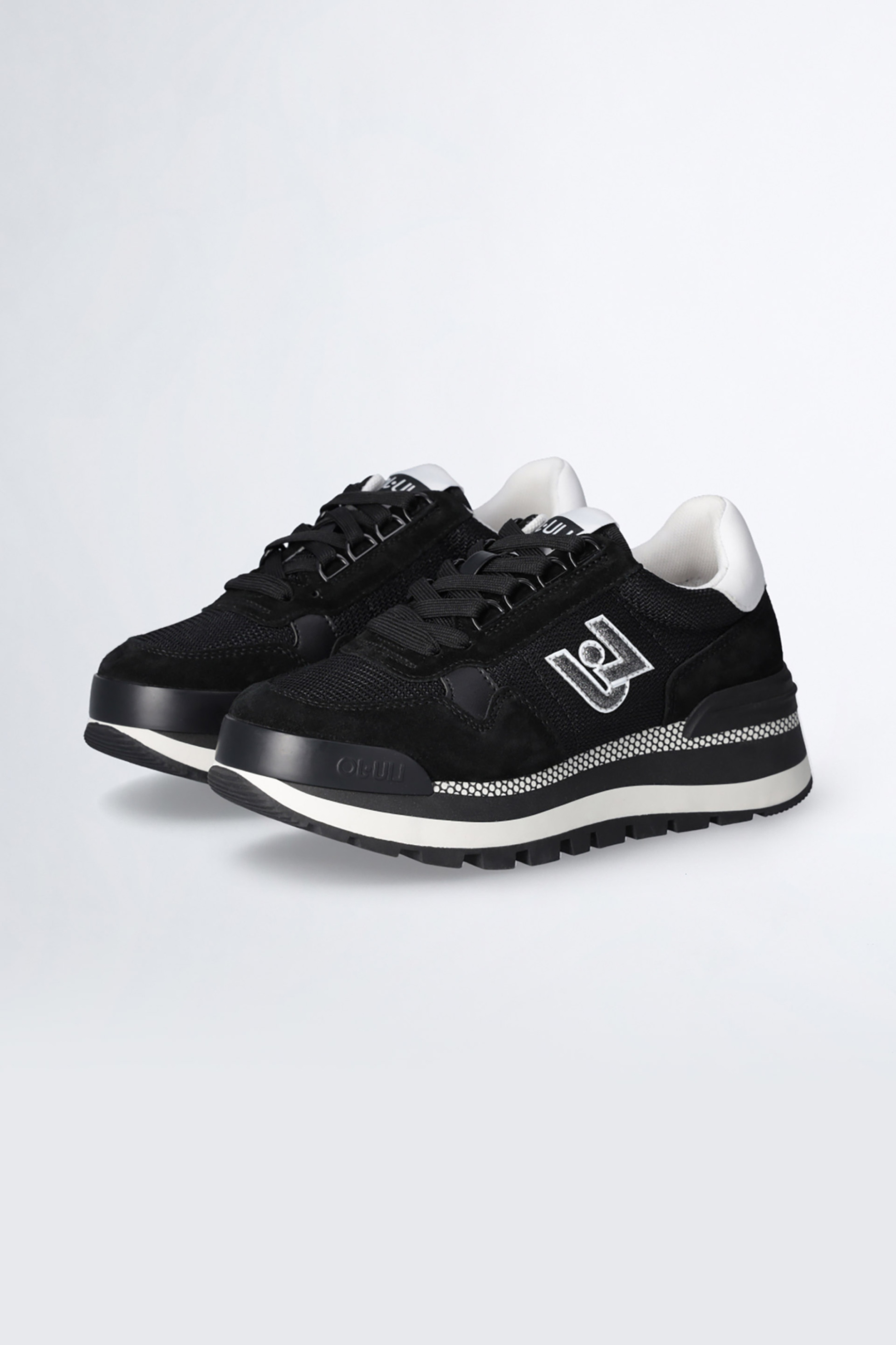 LIU JO Liu Jo γυναικεία sneakers με suede λεπτομέρειες - BA3119PX027 Μαύρο - 2