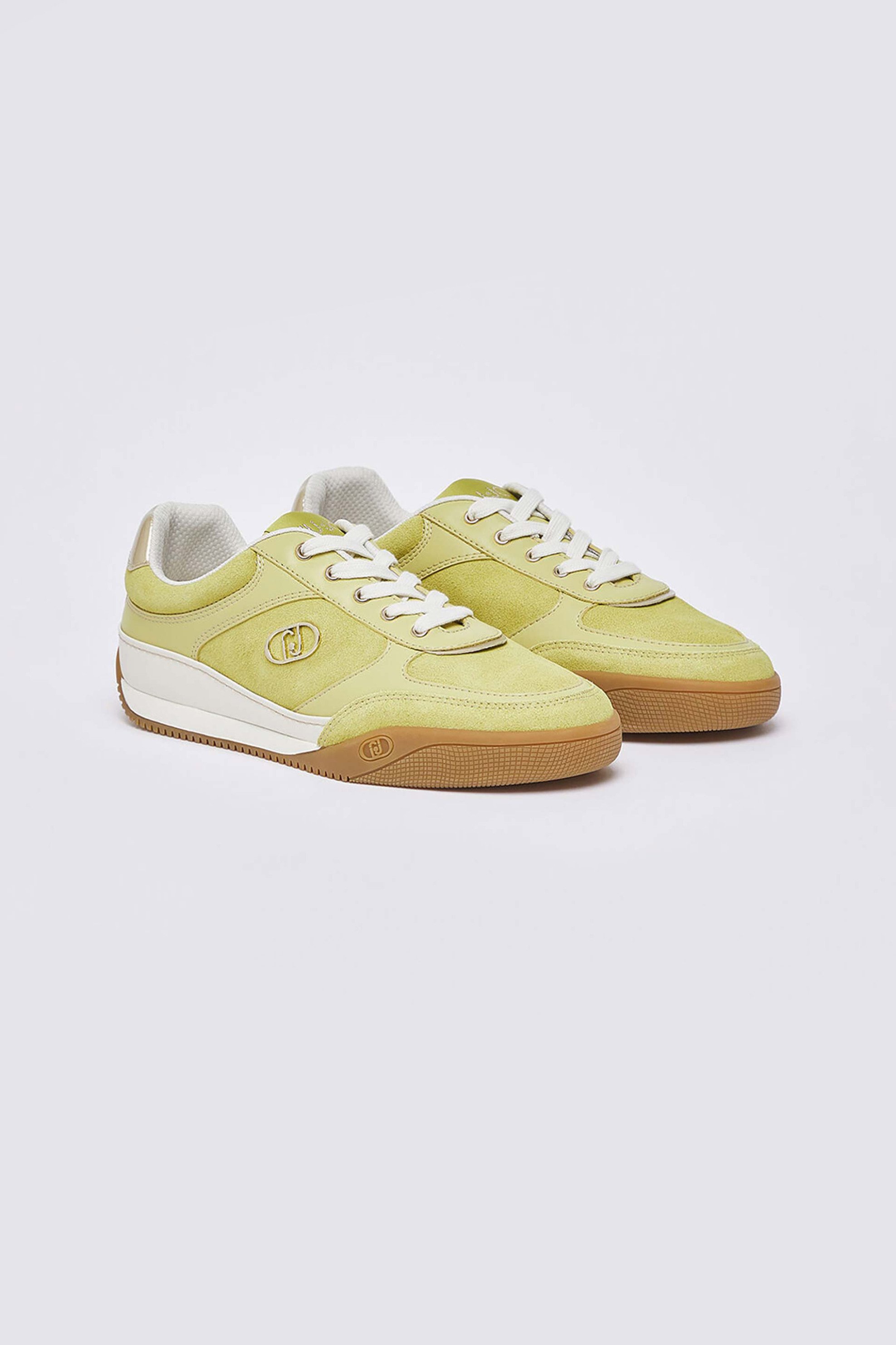 Liu Jo γυναικεία sneakers με suede λεπτομέρειες - BA6039PX310 Κίτρινο
