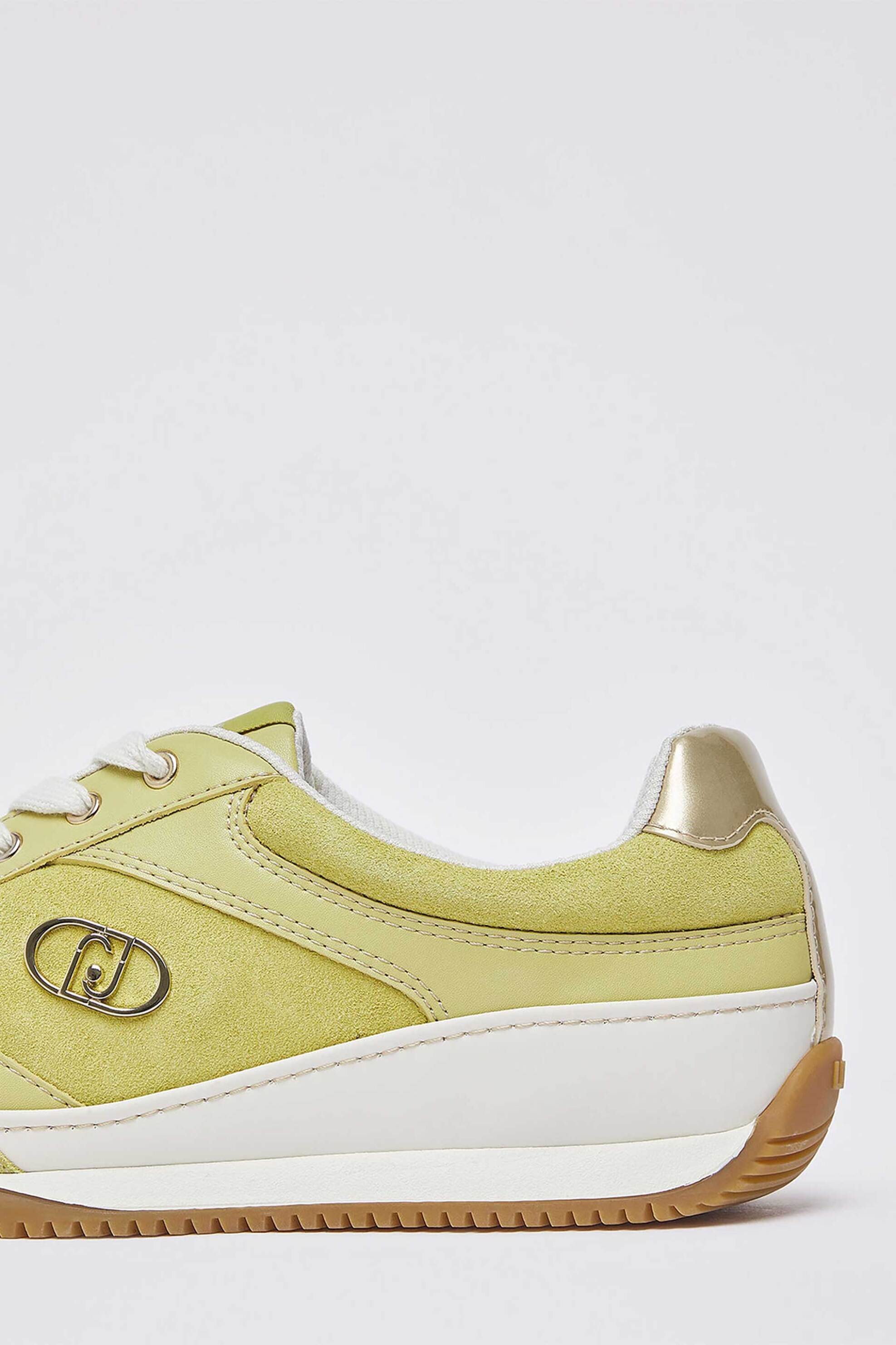 Liu Jo Γυναικεία Sneakers με Suede Λεπτομέρειες - Ba6039Px310 Κίτρινο