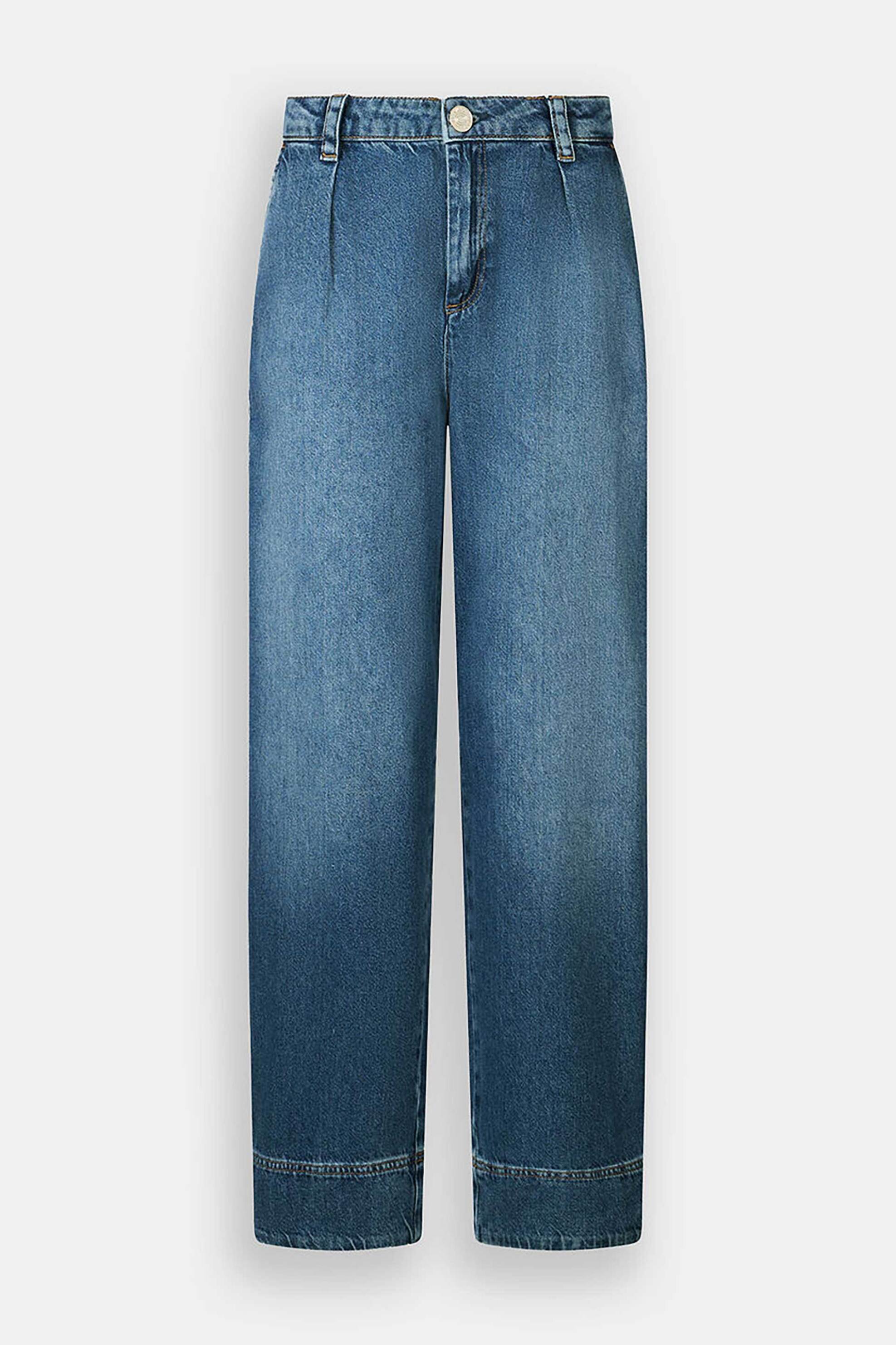 LIU JO Liu Jo γυναικείo τζιν παντελόνι Straight Leg - CF5108D5026 Denim Blue - 4