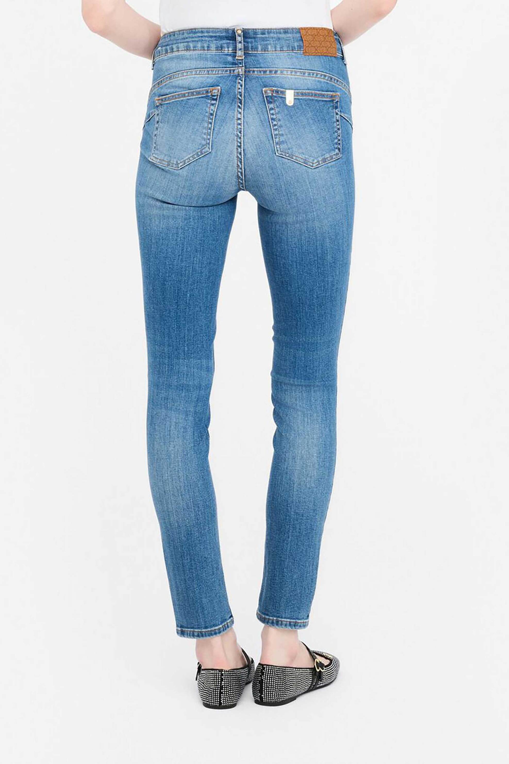 LIU JO Liu Jo γυναικείo τζιν παντελόνι Skinny Fit - UF5013D0236 Denim Blue - 3