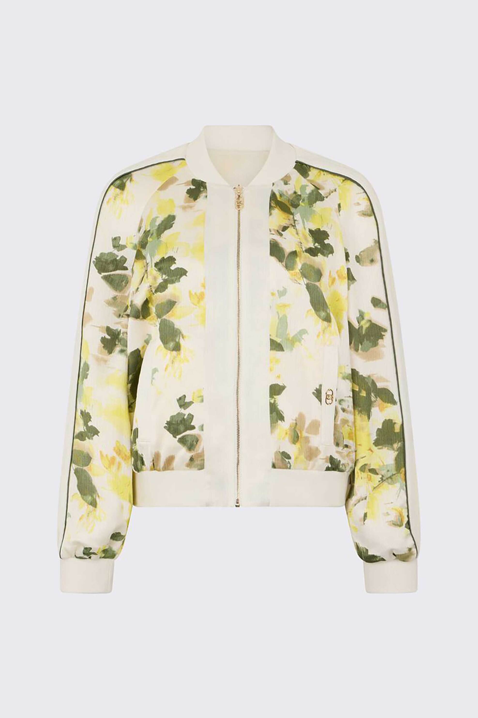 Liu Jo Γυναικείo Bomber Jacket με Σατέν Υφή Οversized - Ta6256T358A Λευκό
