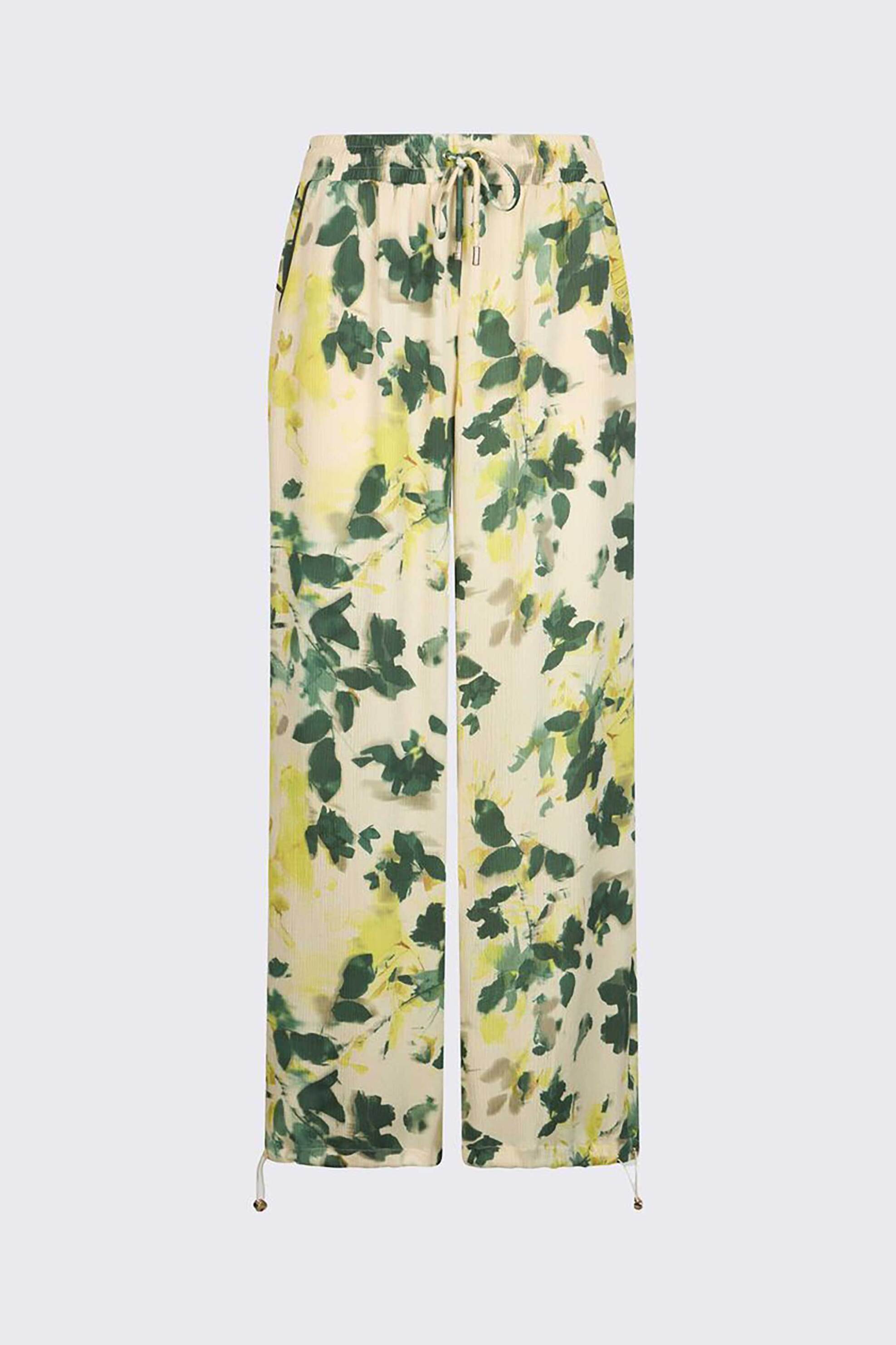Liu Jo Γυναικείo Παντελόνι με Σατέν Υφή Relaxed Fit - Ta6257T358A Λευκό