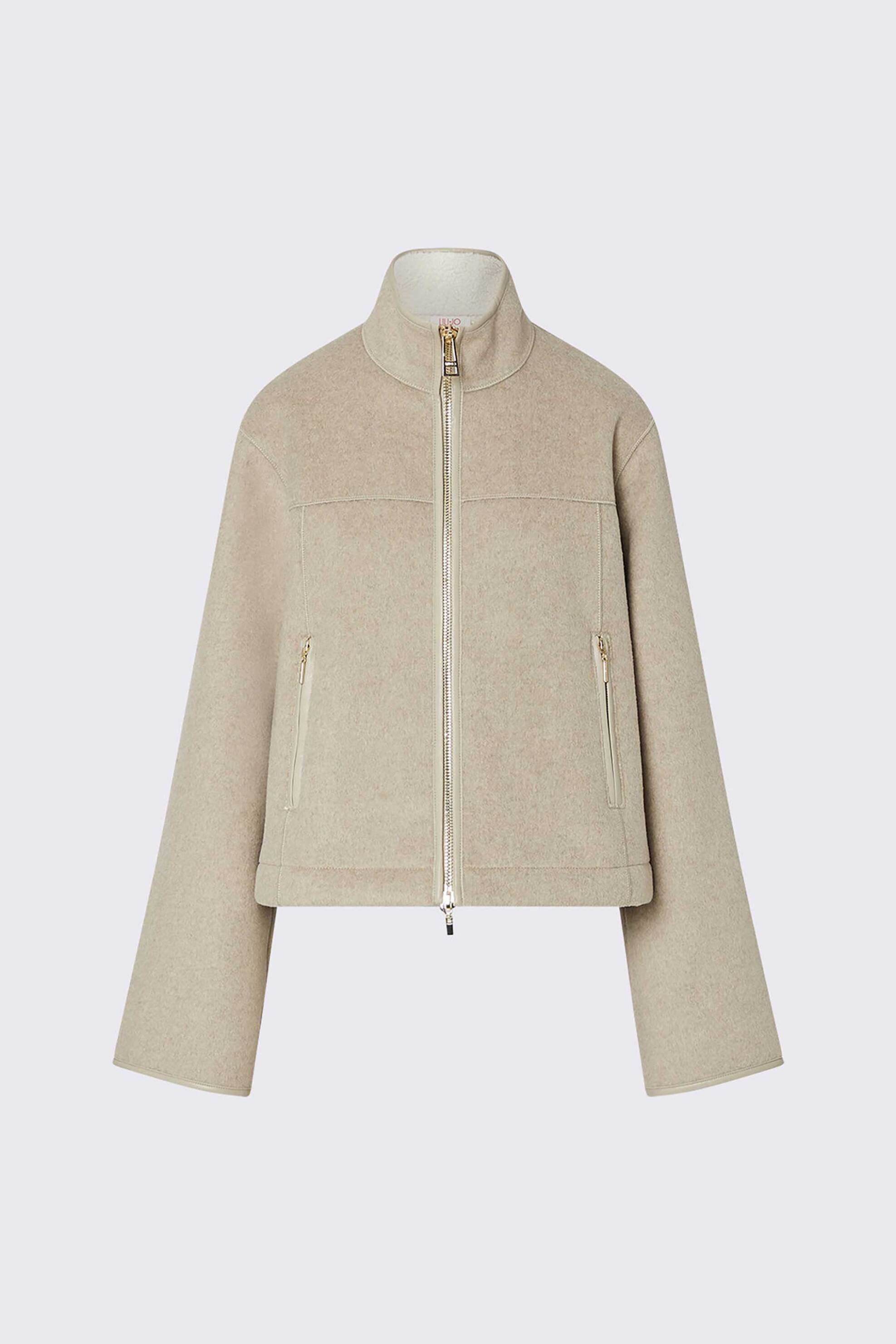 Liu Jo Γυναικείο Jacket με Faux Γούνα - Tf6113T772A Μπεζ