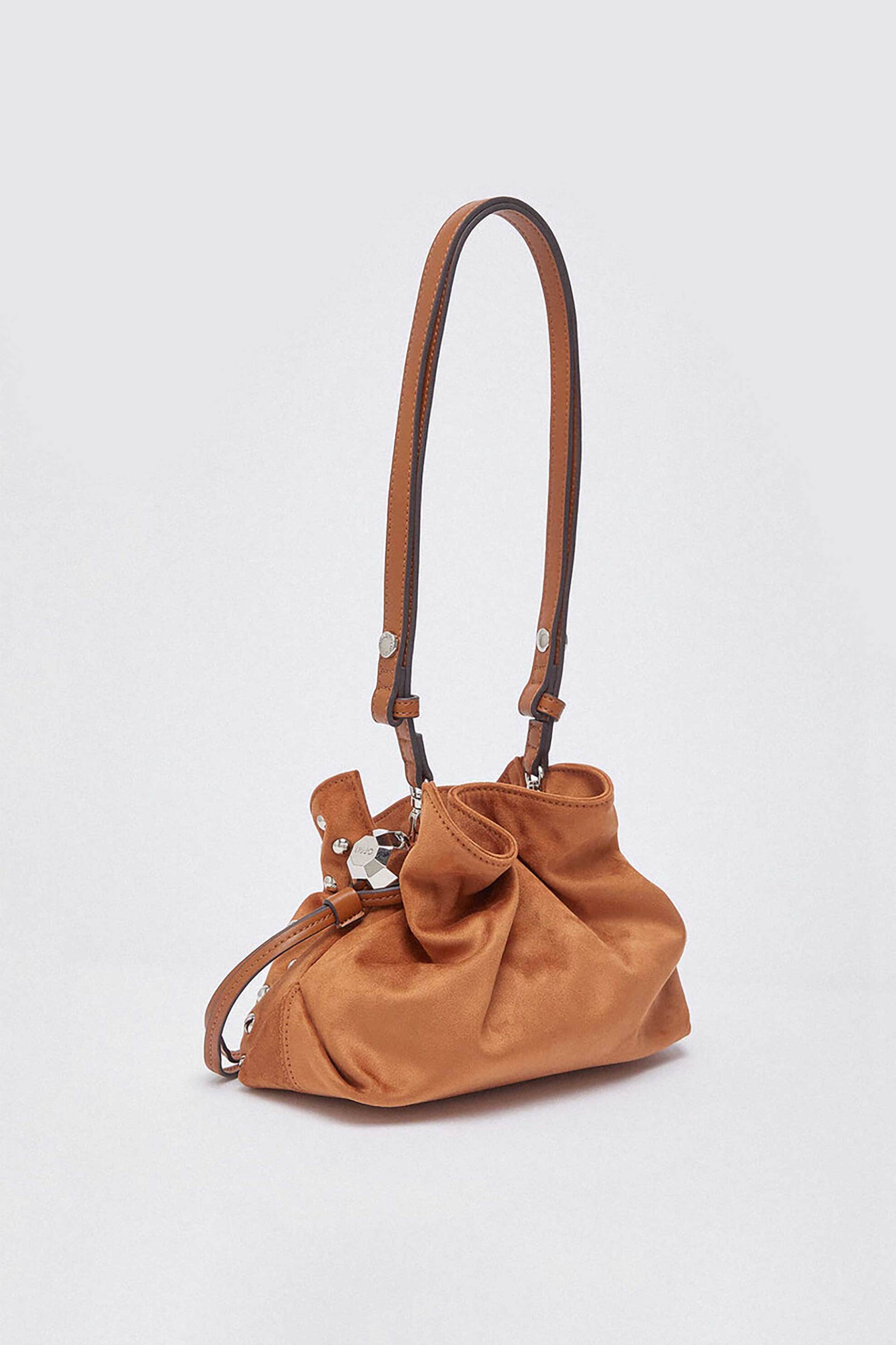 Liu Jo γυναικείo mini bag πουγκί με τρούκς "Riccy Small" - AA6099T426A Κεραμιδί φωτογραφία