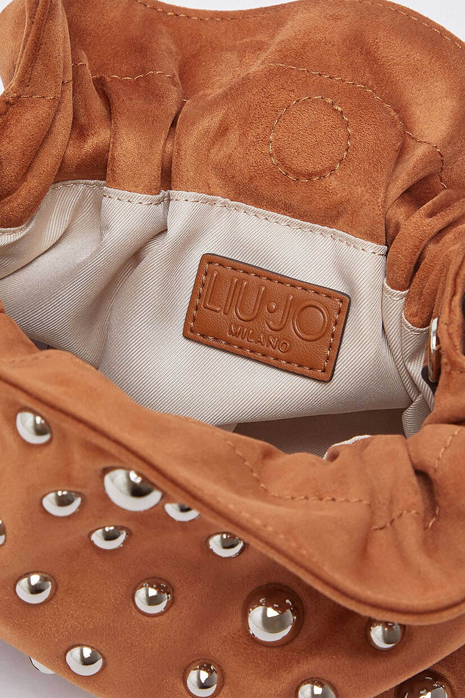 Liu Jo γυναικείo mini bag πουγκί με τρούκς "Riccy Small" - AA6099T426A Κεραμιδί φωτογραφία