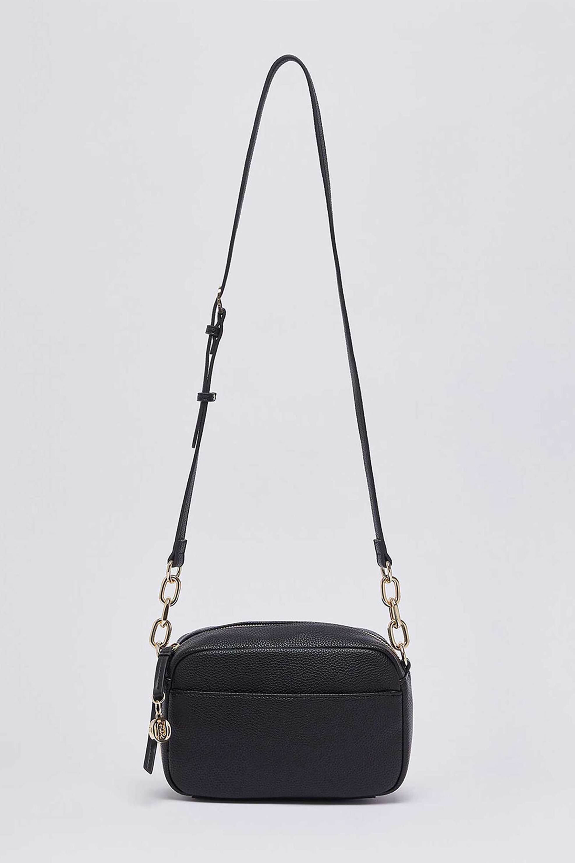 Liu Jo γυναικεία τσάντα crossbody με μεταλλικό λογότυπο 