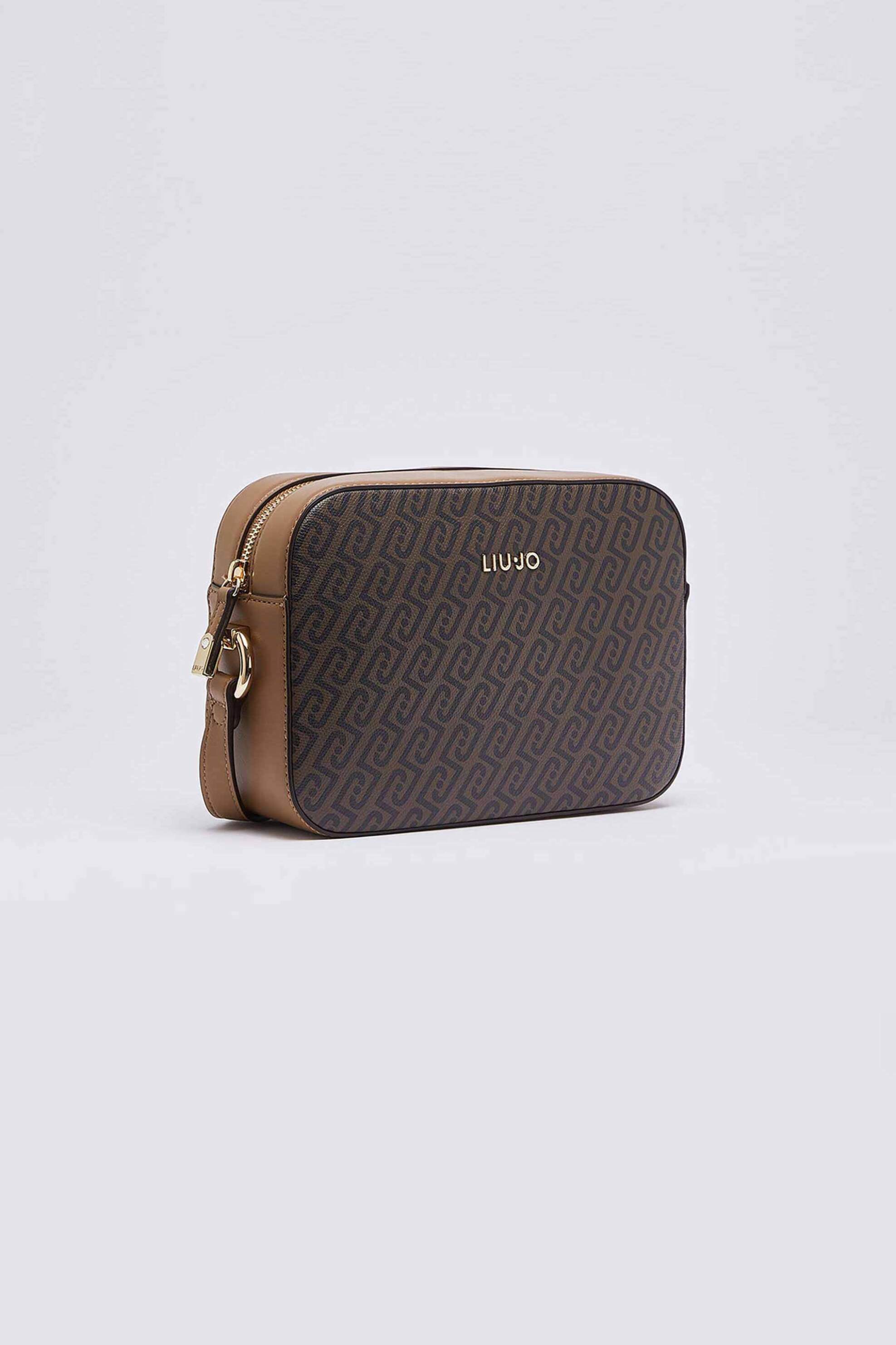 Liu Jo γυναικεία τσάντα crossbody με all-over logo - AF6211E1137 Ταμπά