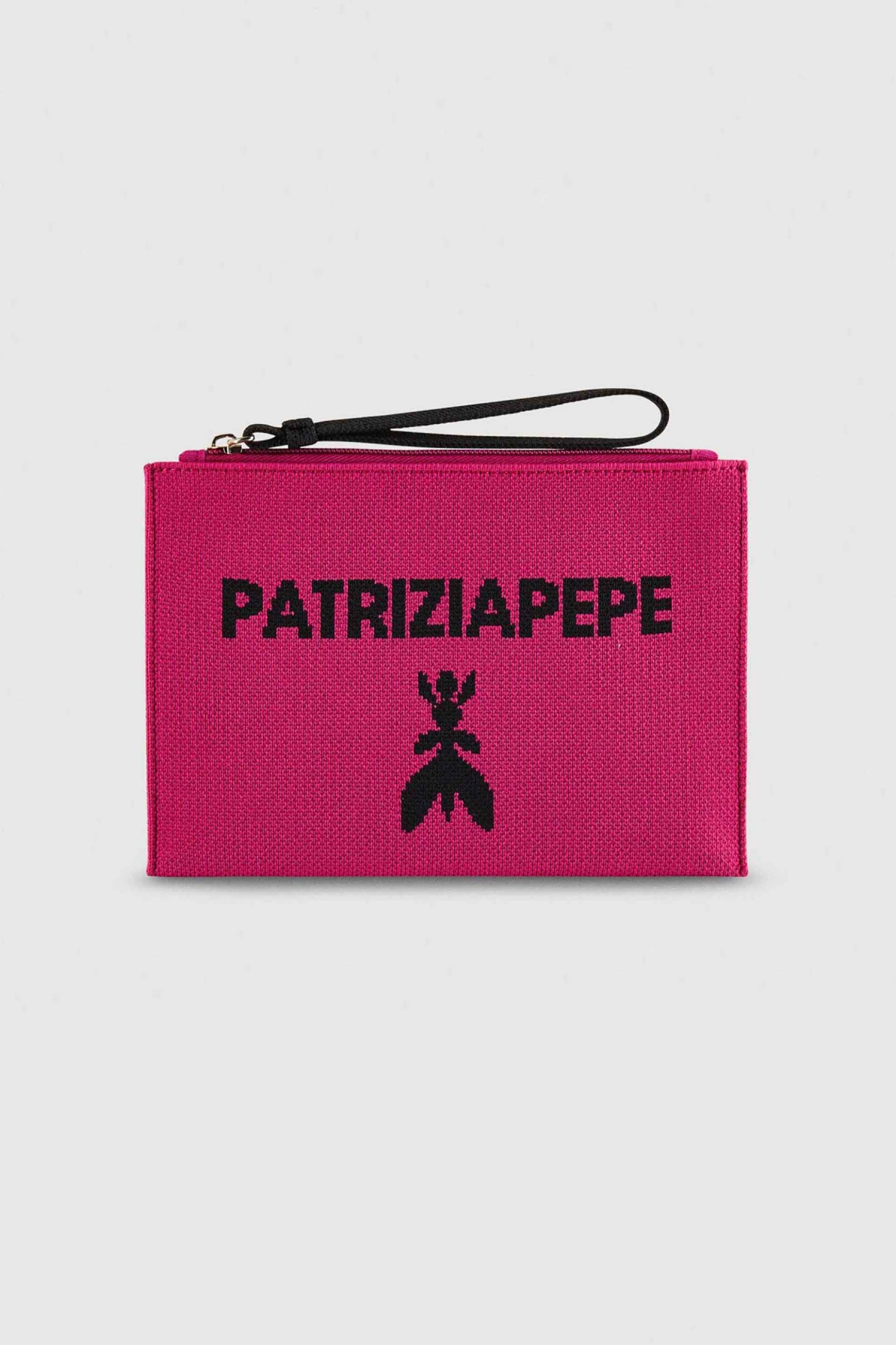 PATRIZIA PEPE Patrizia Pepe γυναικείο clutch με το λογότυπο - 2Q0023K264 Φούξια