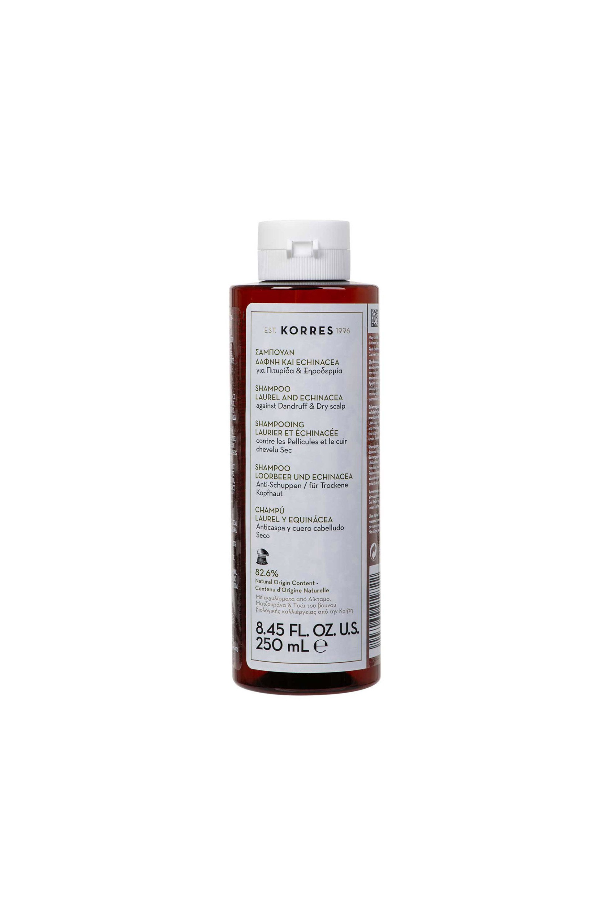 Korres Δάφνη + Echinacea Σαμπουάν Κατά της Πιτυρίδας + της Ξηροδερμίας 250 ml - 21000947 φωτογραφία