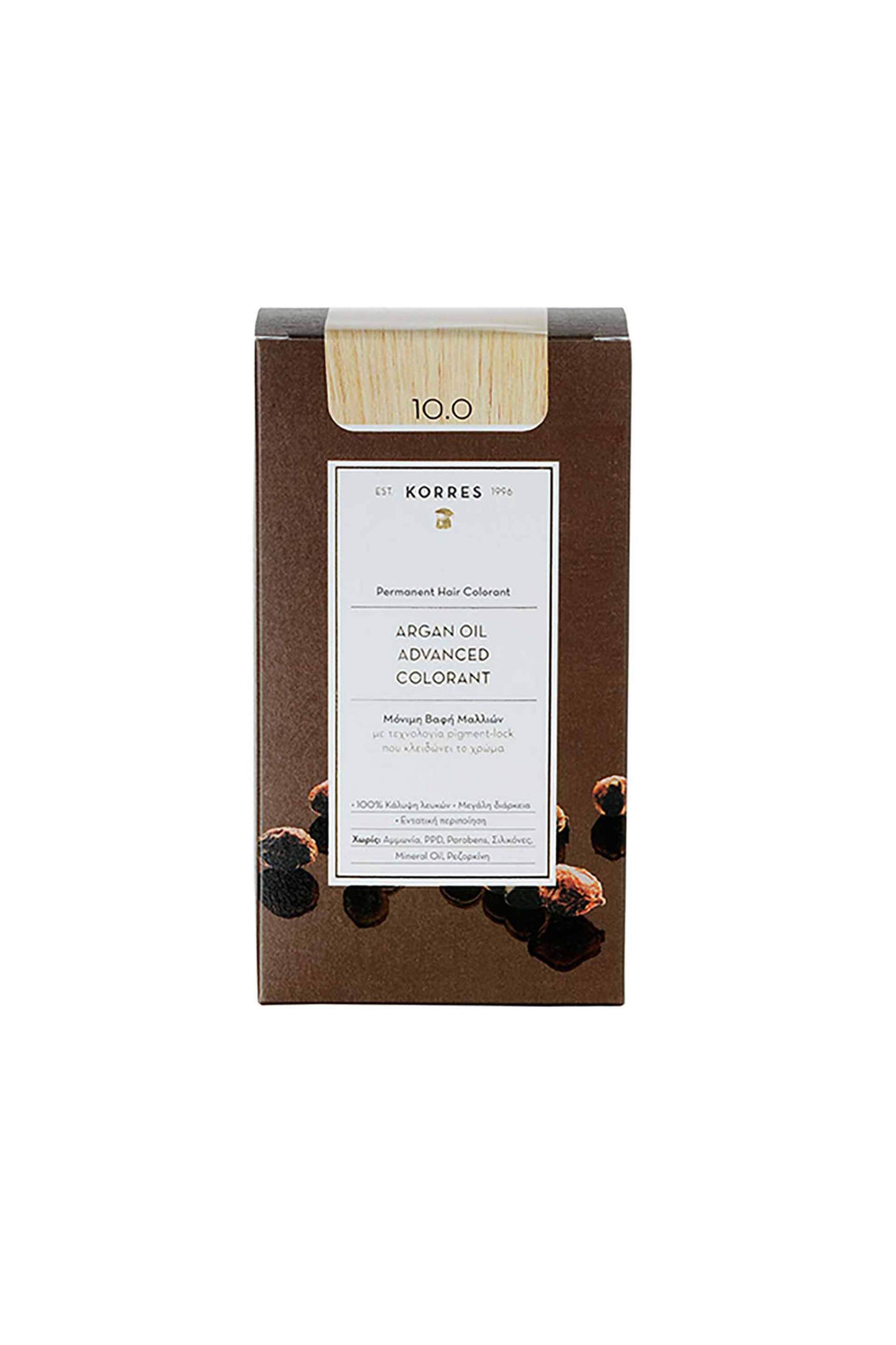 KORRES Korres Argan Oil Advanced Colorant 10.0 Ξανθό Πλατίνας - 21006610