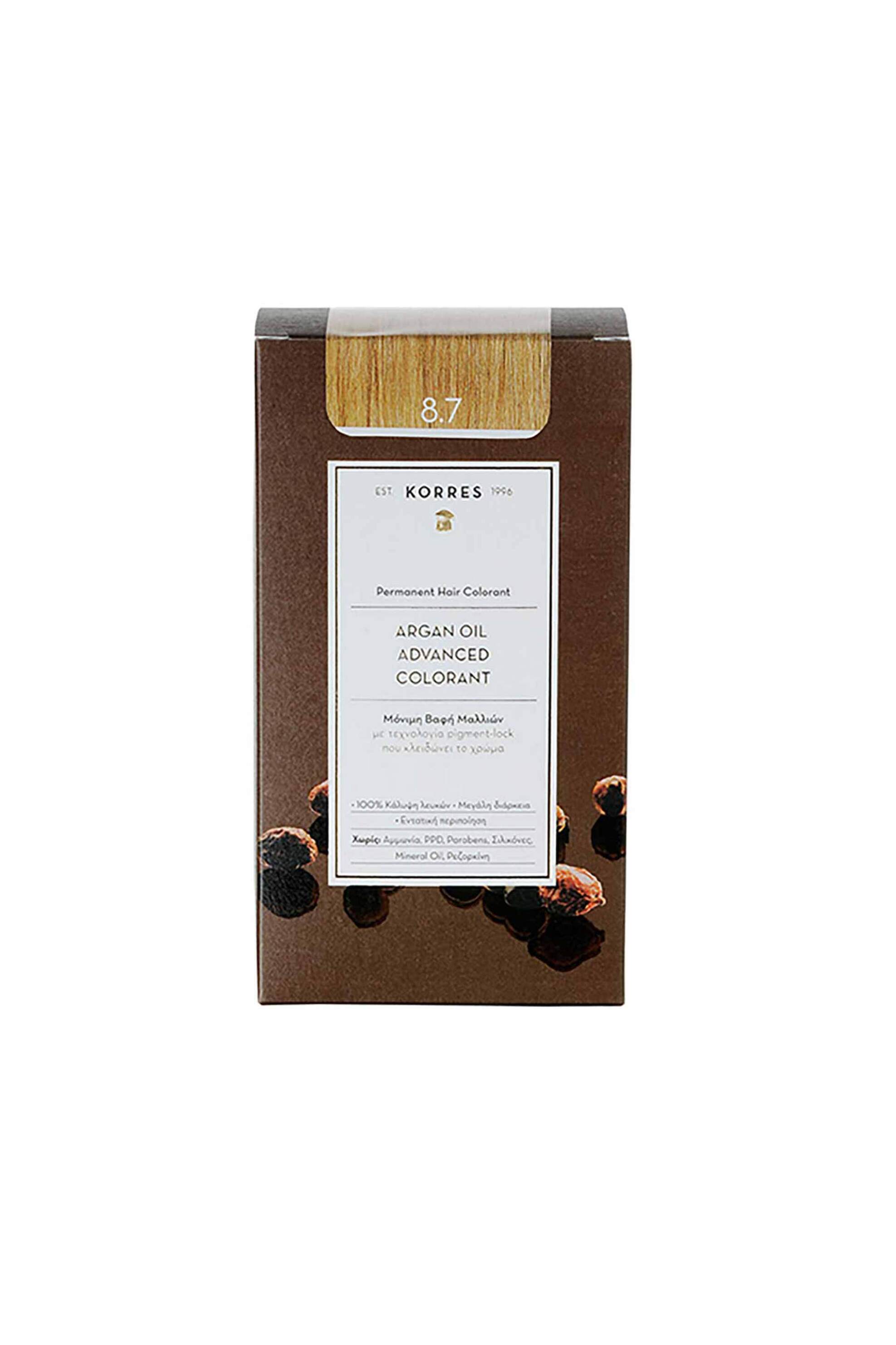 KORRES Korres Argan Oil Advanced Colorant 8.7 Καραμέλα - 21006626