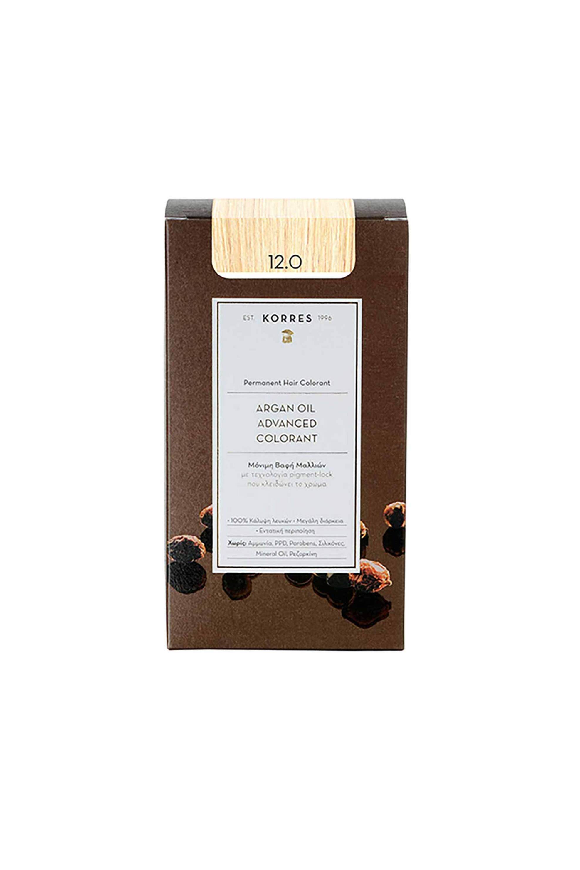 KORRES Korres Argan Oil Advanced Colorant 12.0 Ξανθό/Special Blonde - 21006627