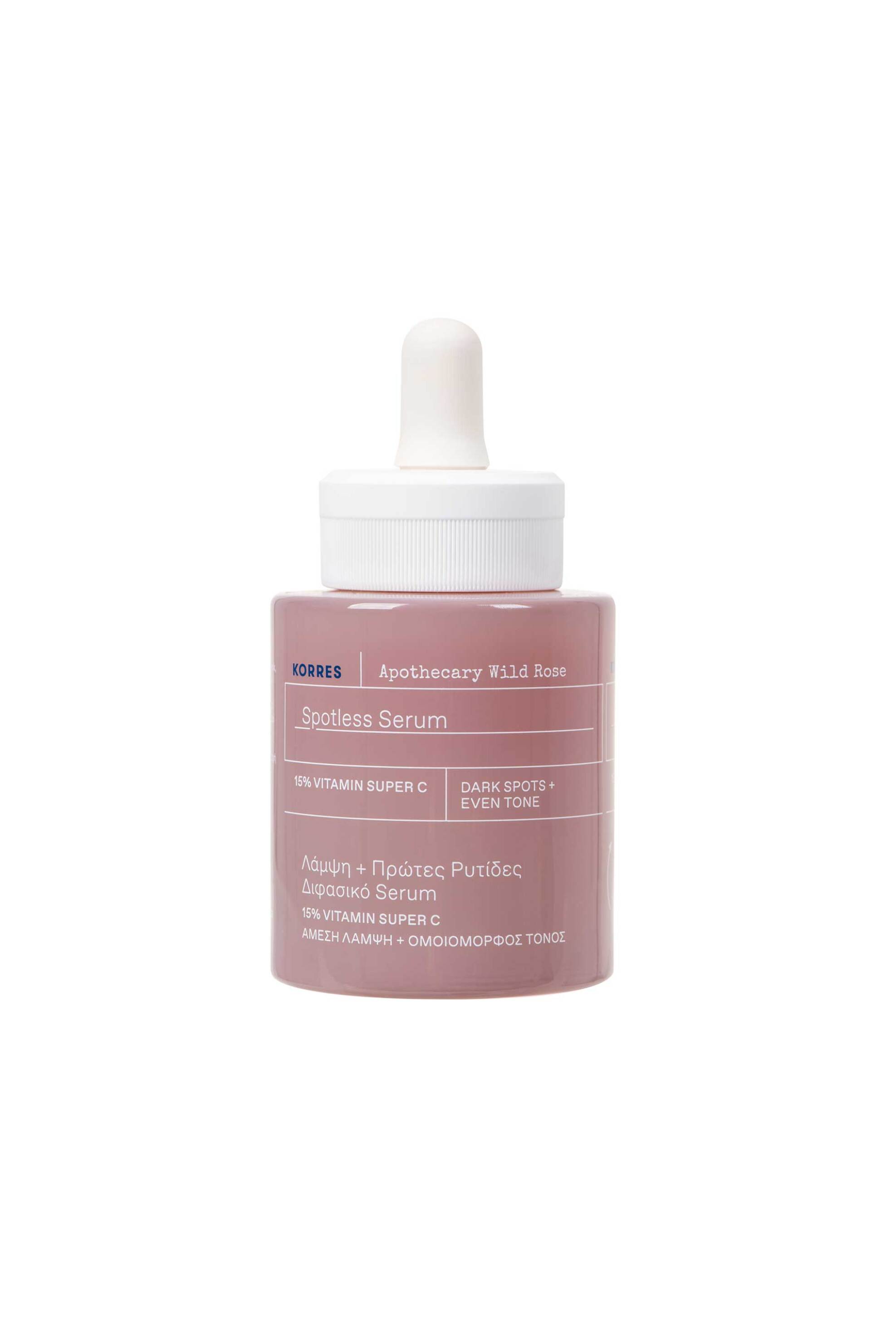 Korres Άγριο Τριαντάφυλλο Λάμψη + Πρώτες Ρυτίδες Διφασικό Serum 30 ml - 21008898