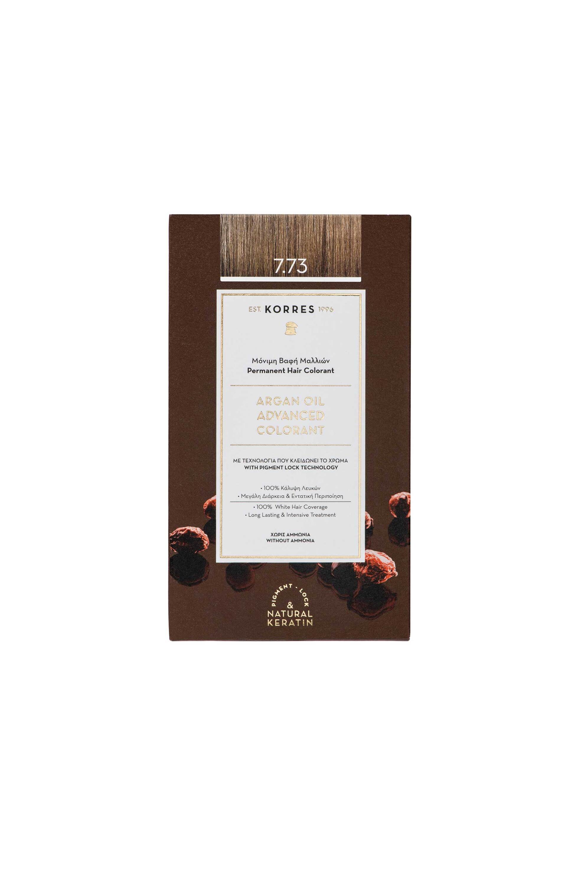 KORRES Korres Argan Oil Advanced Colorant 7.73 Χρυσή Μόκα - 21010049