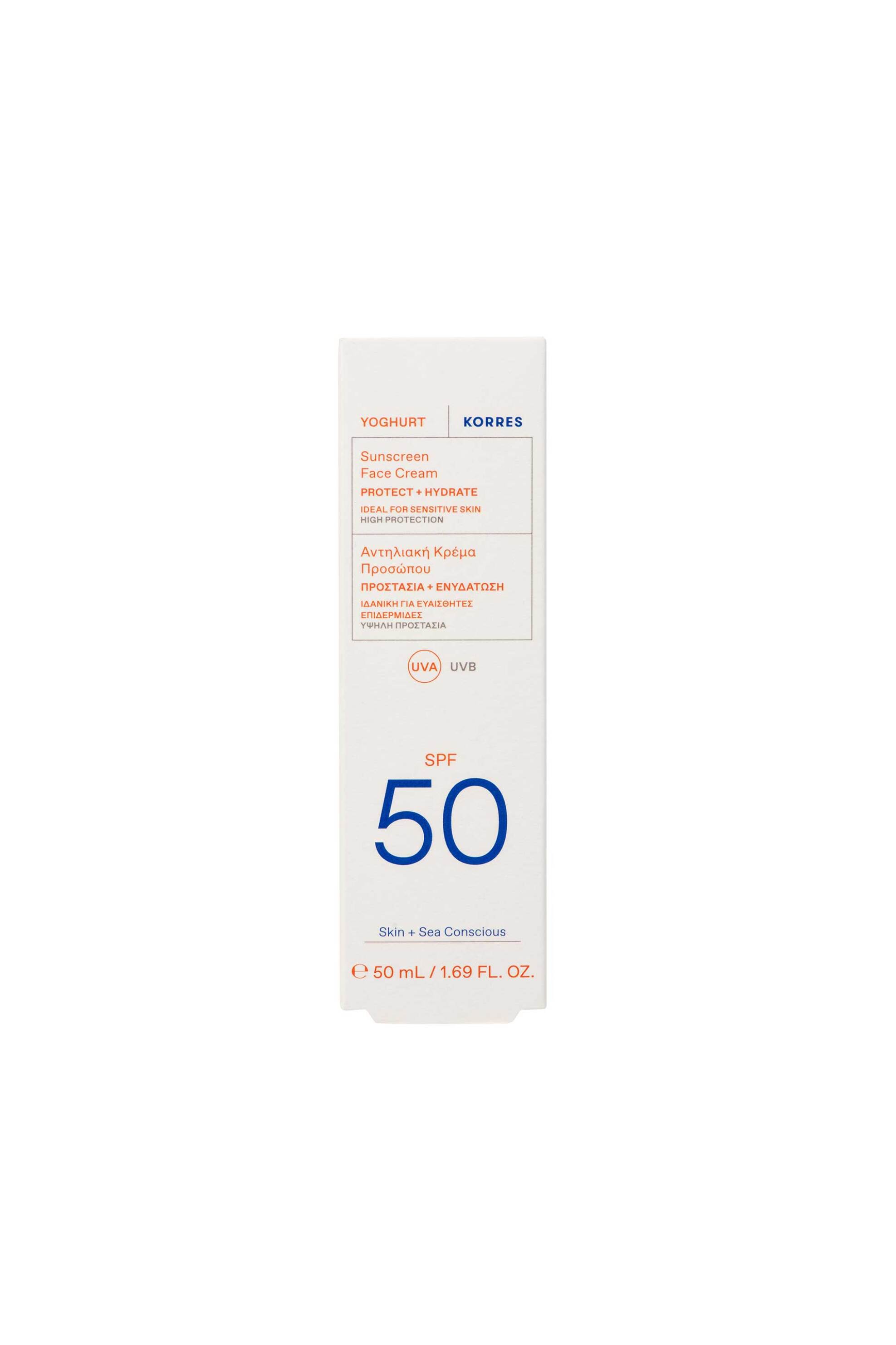 Korres Γιαούρτι Αντηλιακή Κρέμα Προσώπου Spf 50 50 ml - 21012550 φωτογραφία