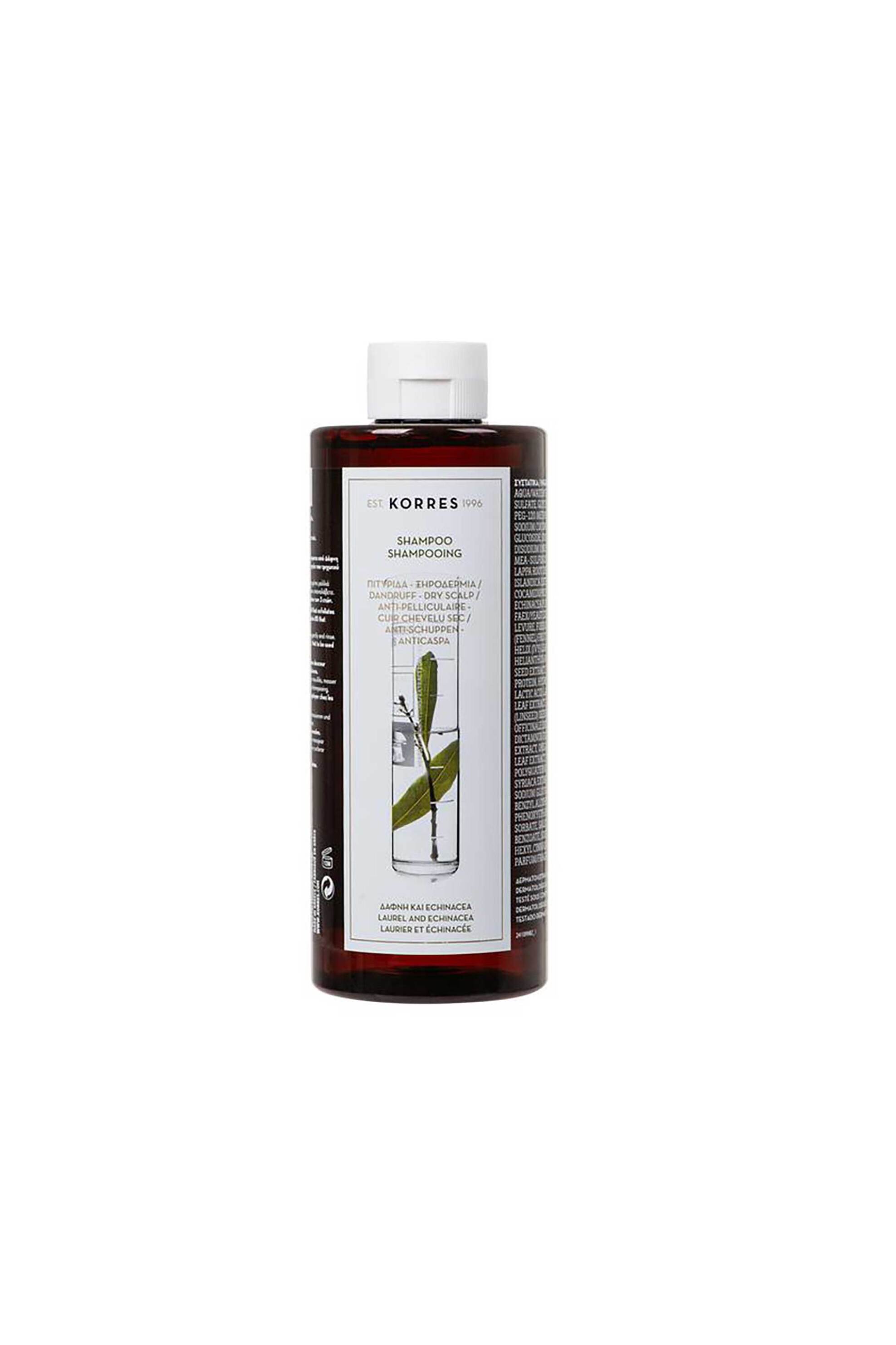 KORRES Korres Δάφνη + Echinacea Σαμπουάν Κατά της Πιτυρίδας + της Ξηροδερμίας 400 ml - 21013050