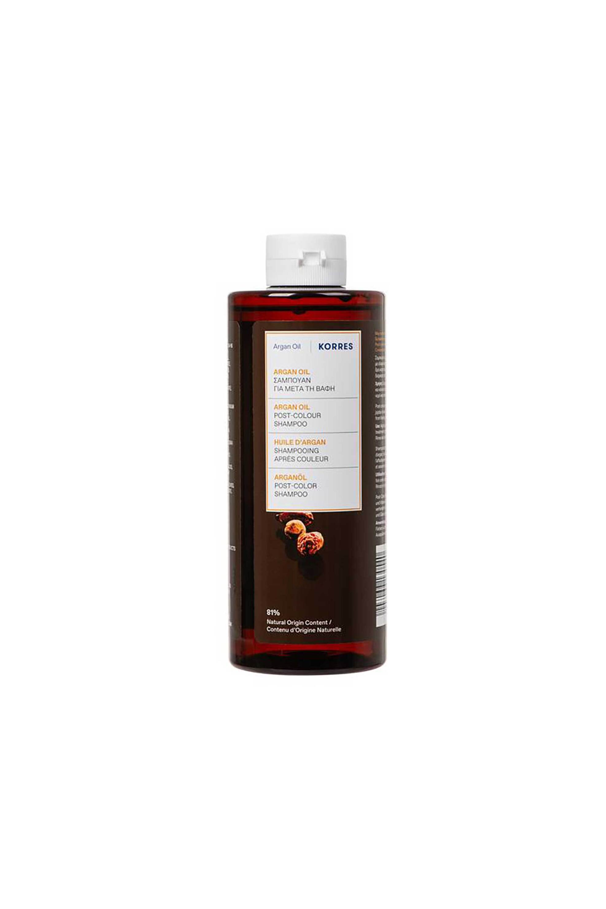 Korres Argan Oil Σαμπουάν Για Μετά Τη Βαφή 400 ml - 21013052 φωτογραφία