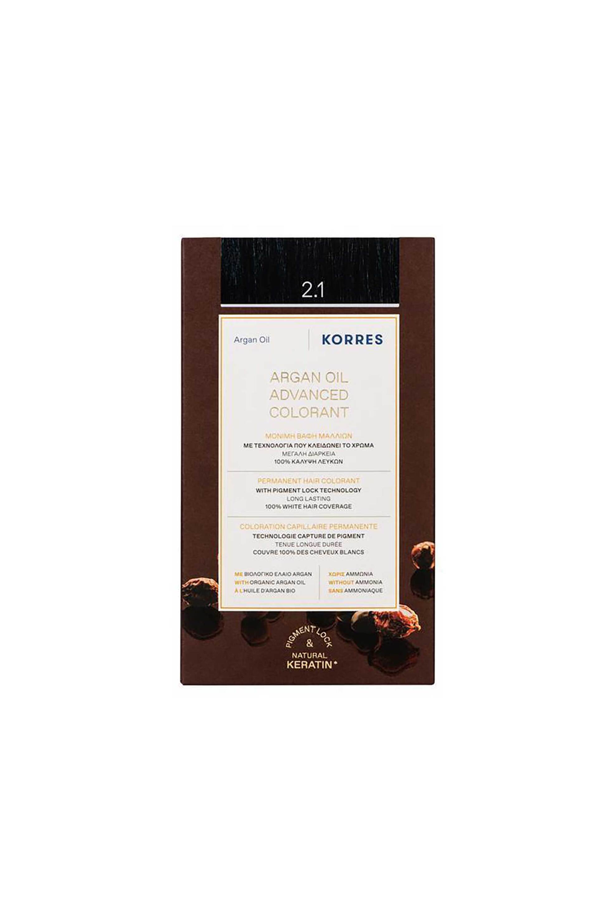 KORRES Korres Argan Oil Advanced Colorant 2.1 Μαύρο Μπλε - 21013359