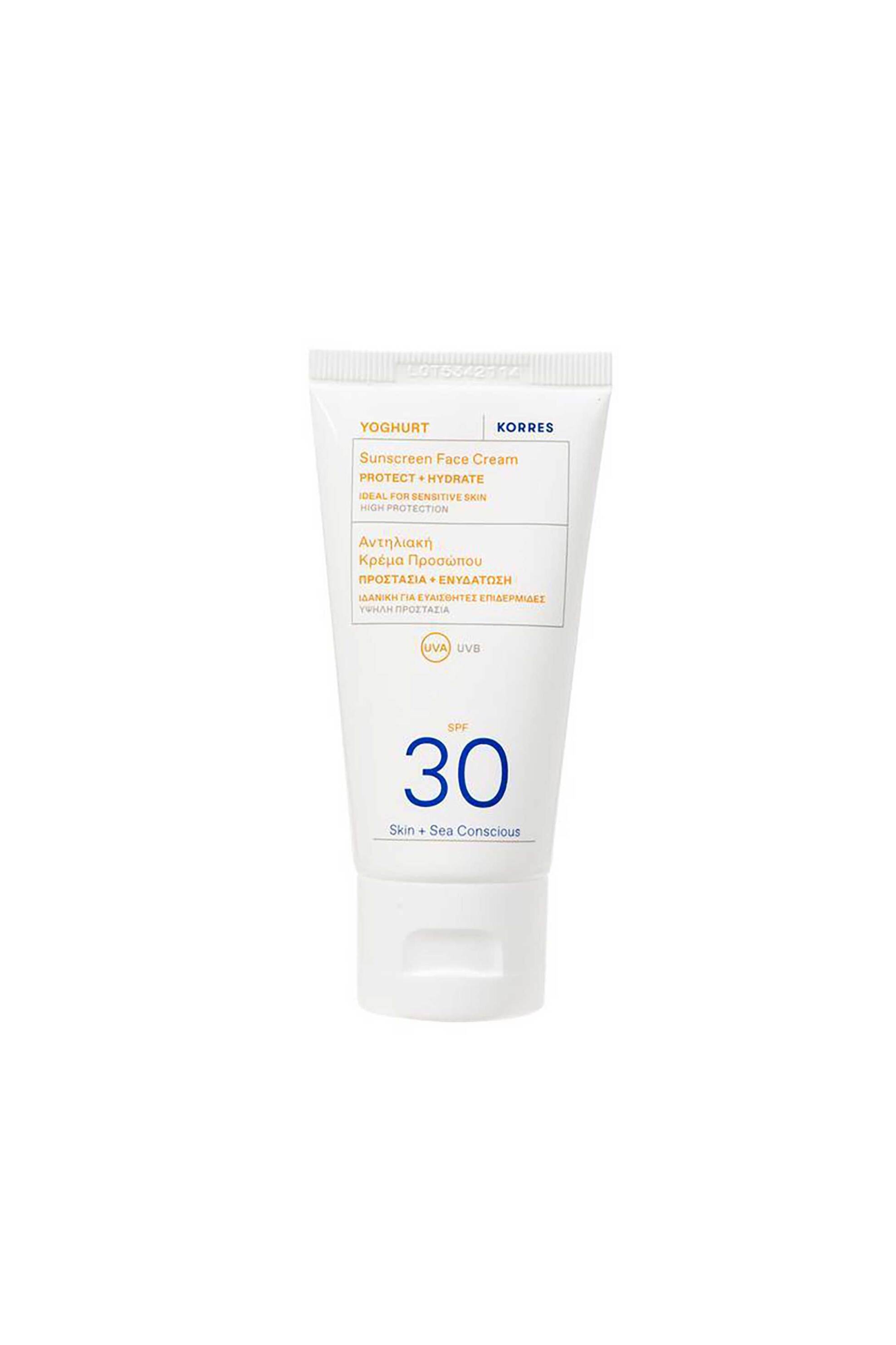 KORRES Korres Γιαούρτι Αντηλιακή Κρέμα Προσώπου SPF30 50 ml - 21013513