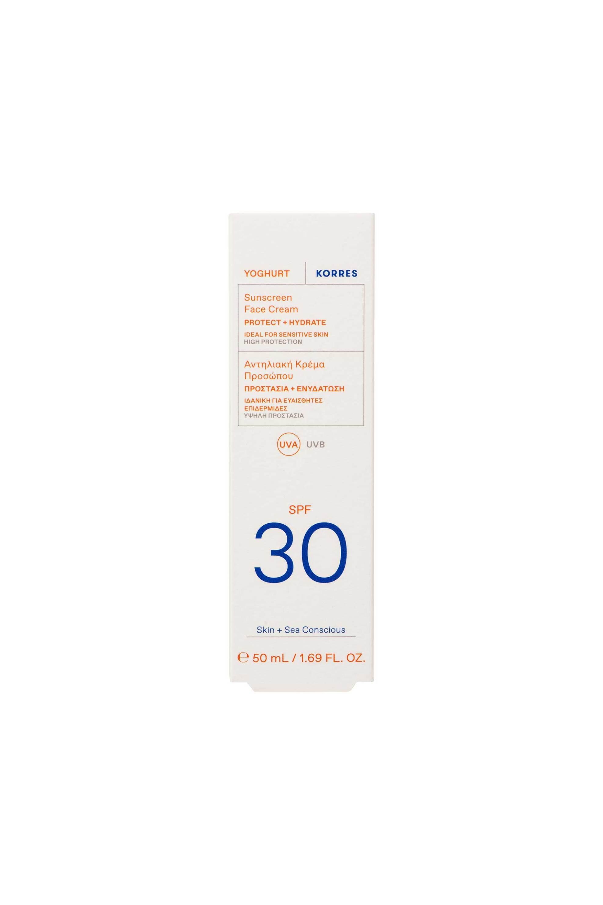 Korres Γιαούρτι Αντηλιακή Κρέμα Προσώπου SPF30 50 ml - 21013513 φωτογραφία