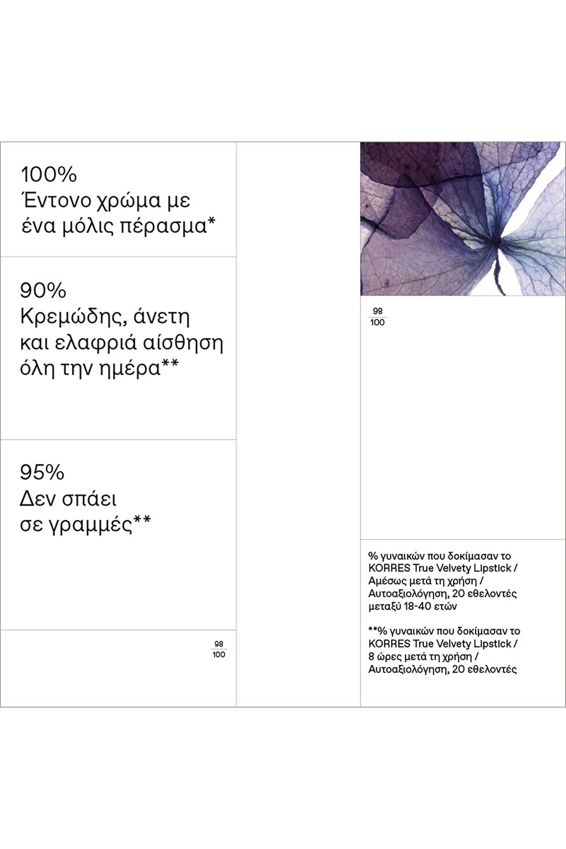 Korres True Velvety Lipstick 3 gr - 21013281 80 Aegean Blue φωτογραφία