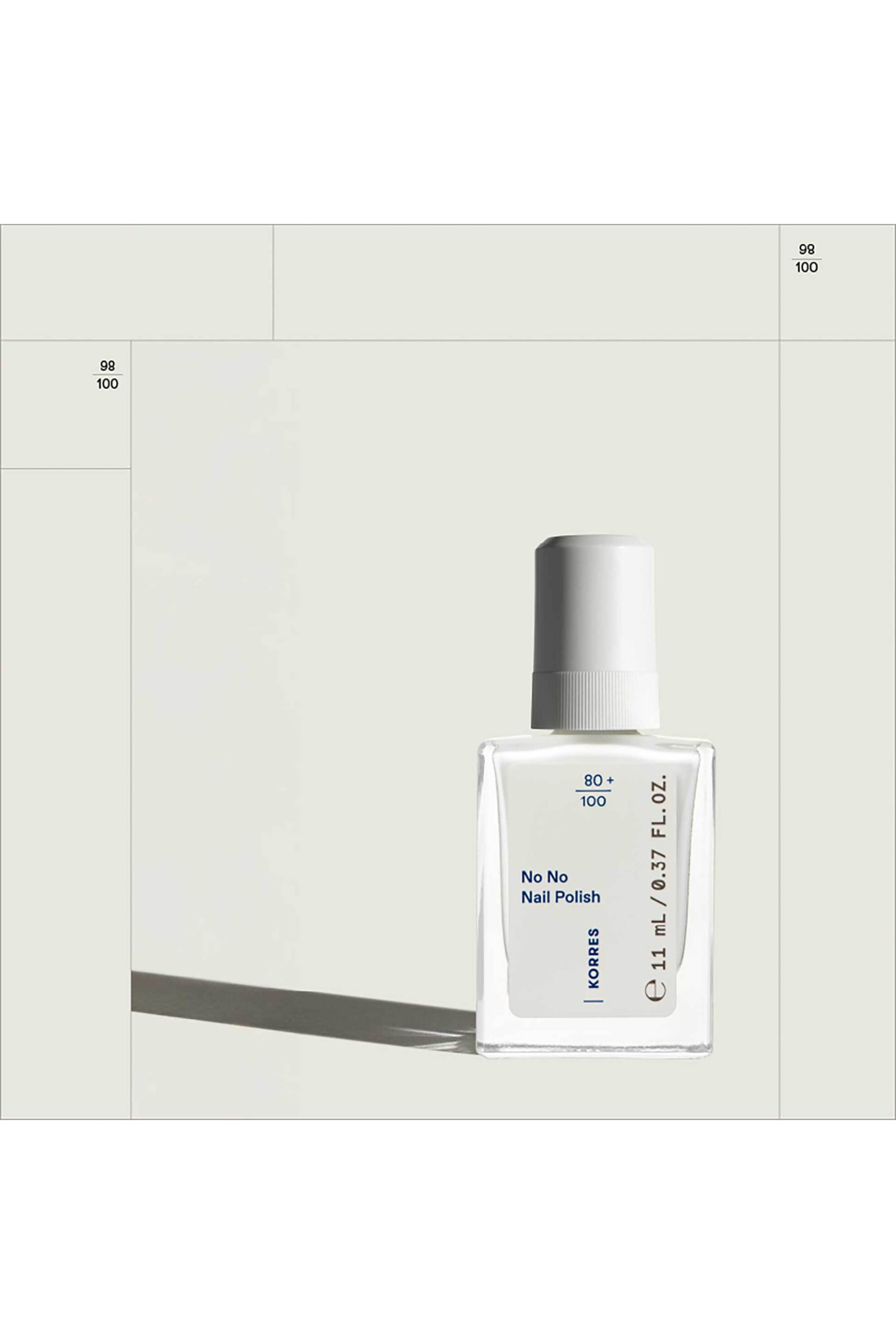 Korres No No Nail Polish 11 ml - 21013331 01 Pure White φωτογραφία