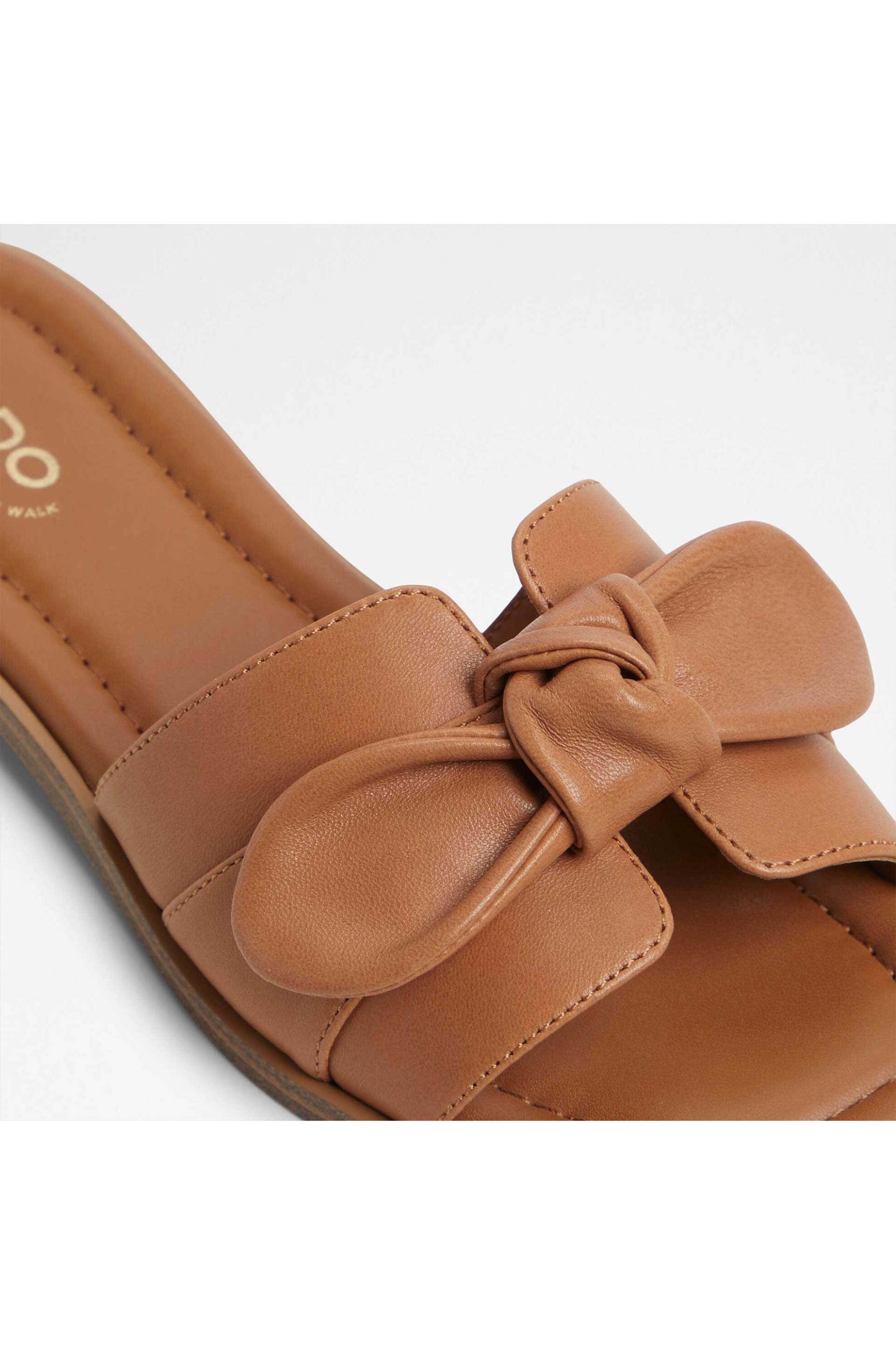 Aldo γυναικεία δερμάτινα σανδάλια "Lavinia" - LAVINIA Καμηλό φωτογραφία