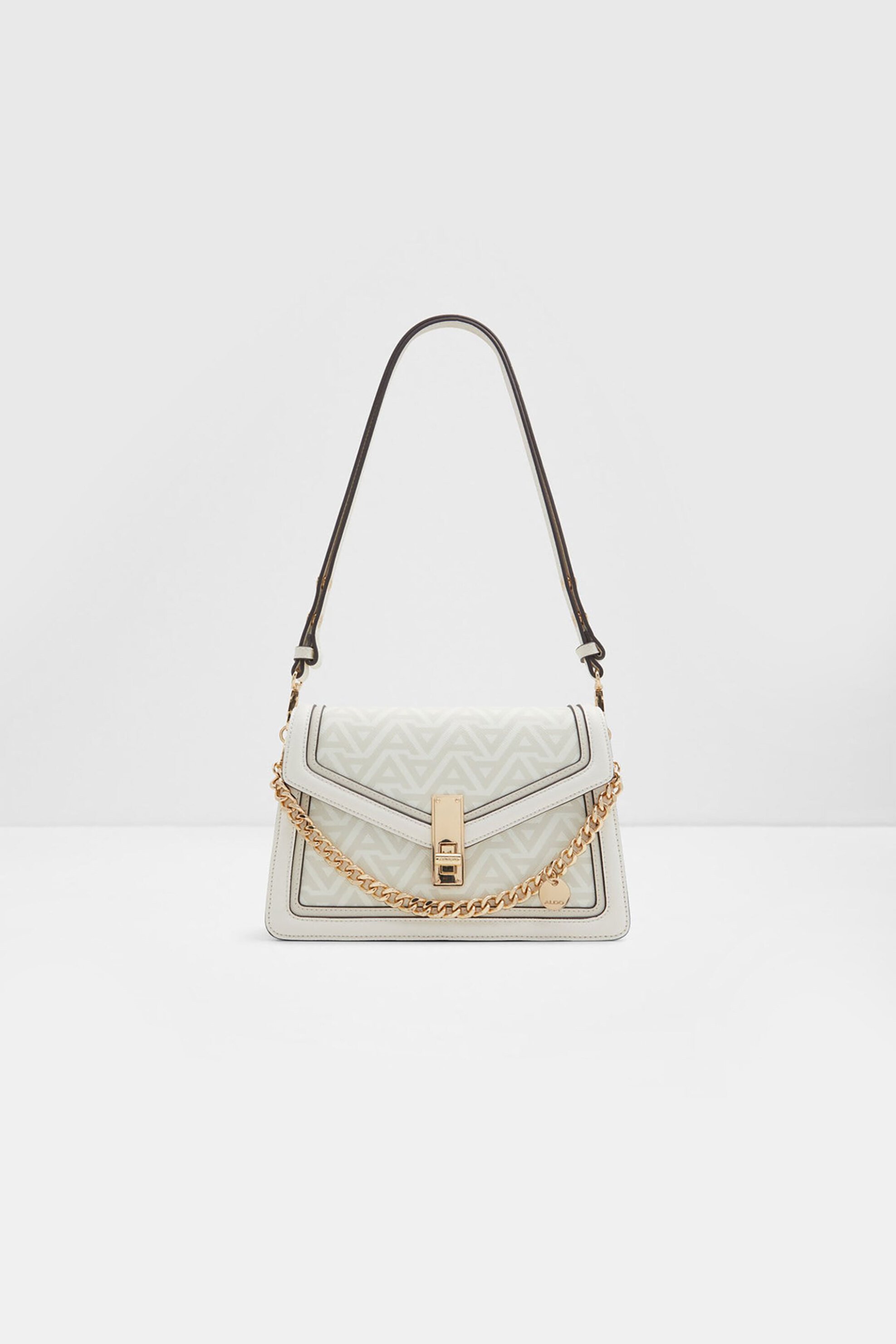 Aldo γυναικεία τσάντα χειρός/crossbody με λαβή και αφαιρούμενο λουράκι "Amdouna" - AMDOUNA Λευκό