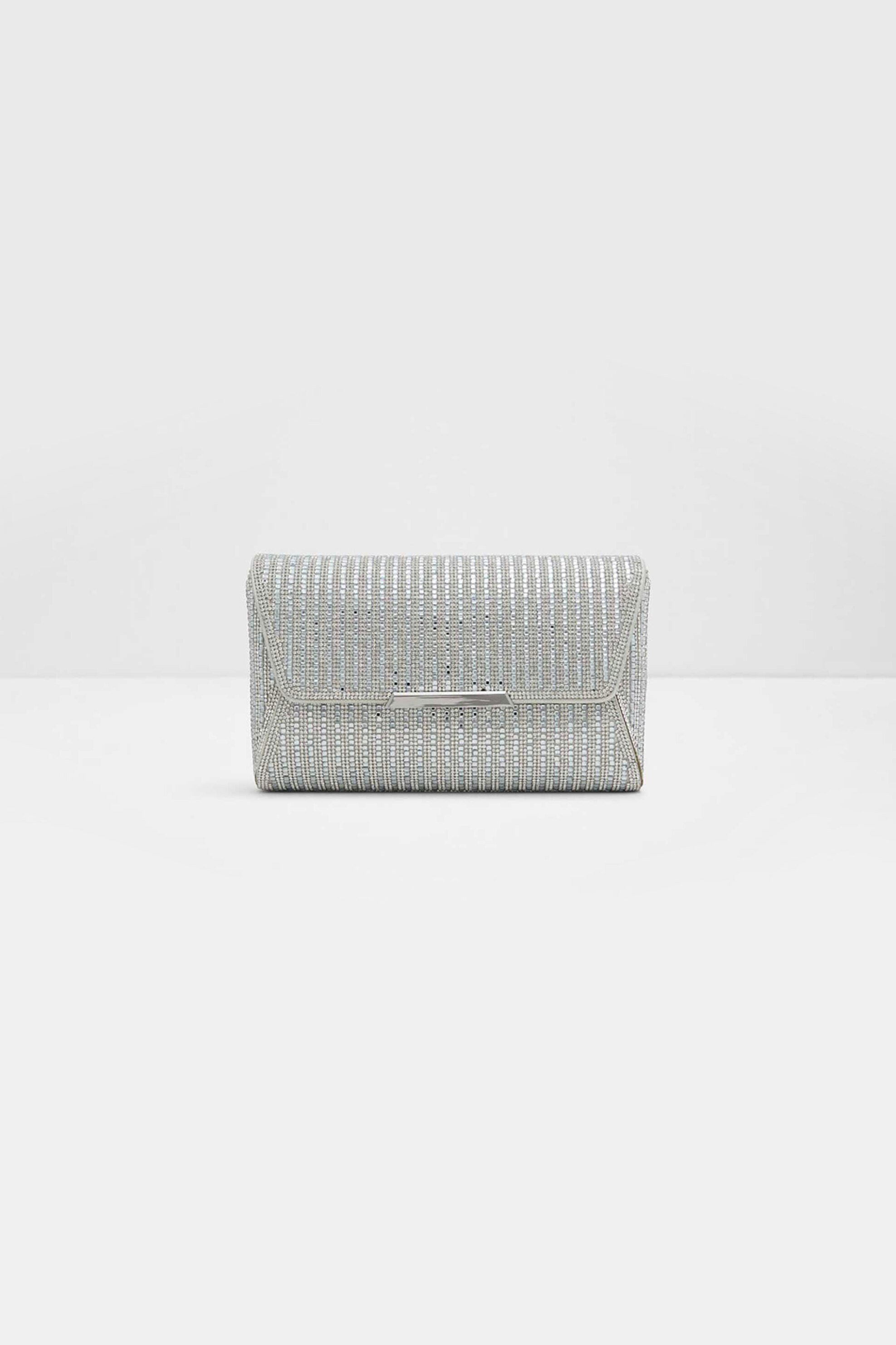 ALDO Aldo γυναικεία τσάντα clutch με στρας "Rania" - RANIA Ασημί
