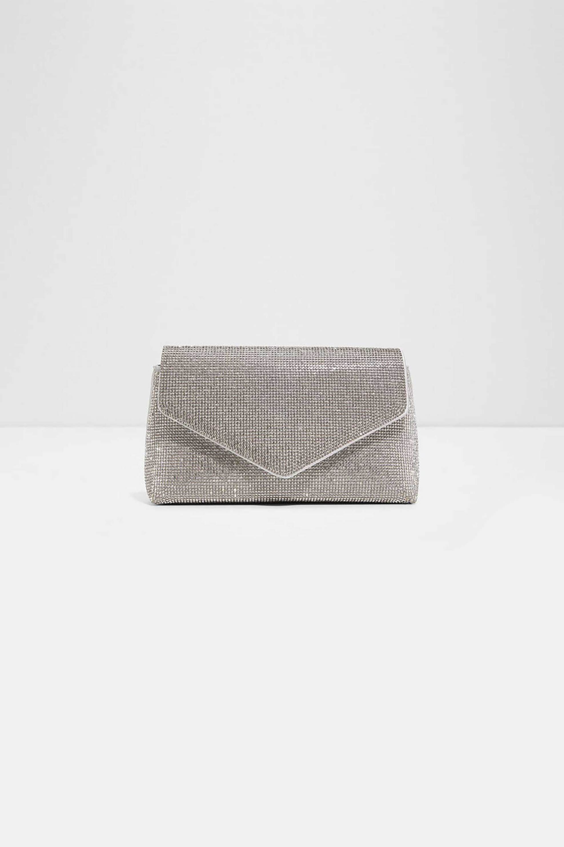 ALDO Aldo γυναικείο τσαντάκι clutch "Blingita" - BLINGITA Ασημί