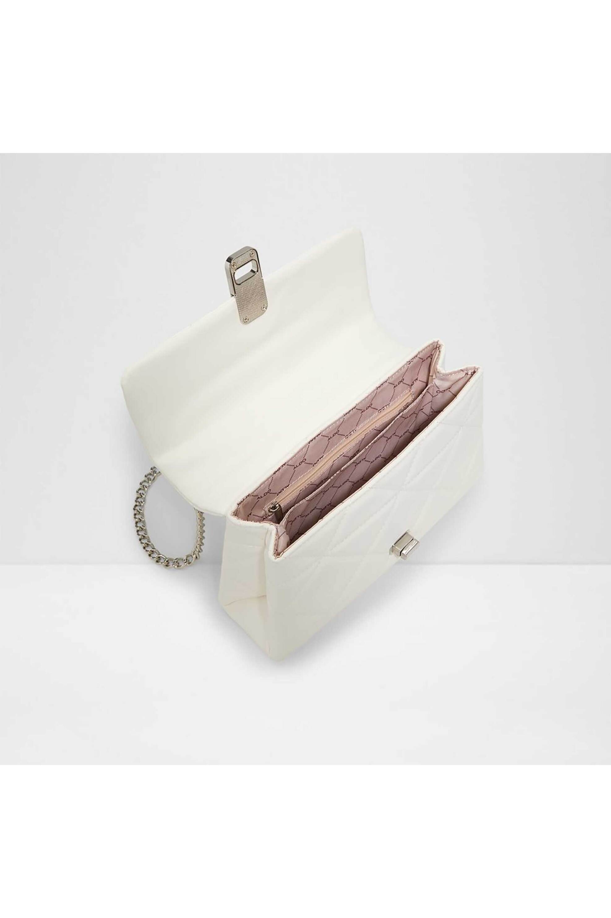 Aldo γυναικεία τσαντά ώμου με καπιτονέ σχέδιο "Cordida" - GOMA Εκρού φωτογραφία