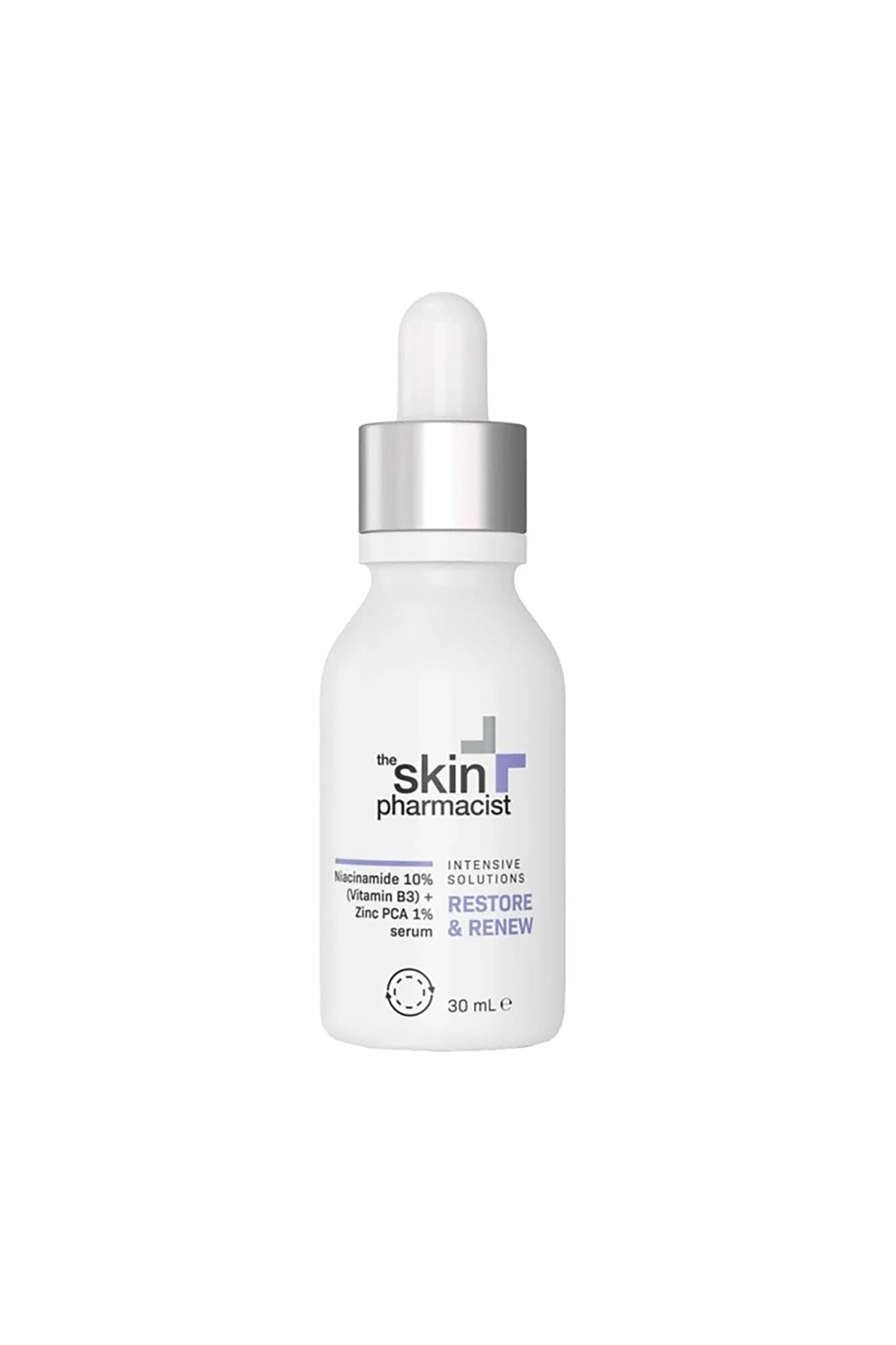 The Skin Pharmacist Restore & Renew Niacinamide 10% (Vitamin B3) + Zinc PCA 1% Serum 30 ml - 2585