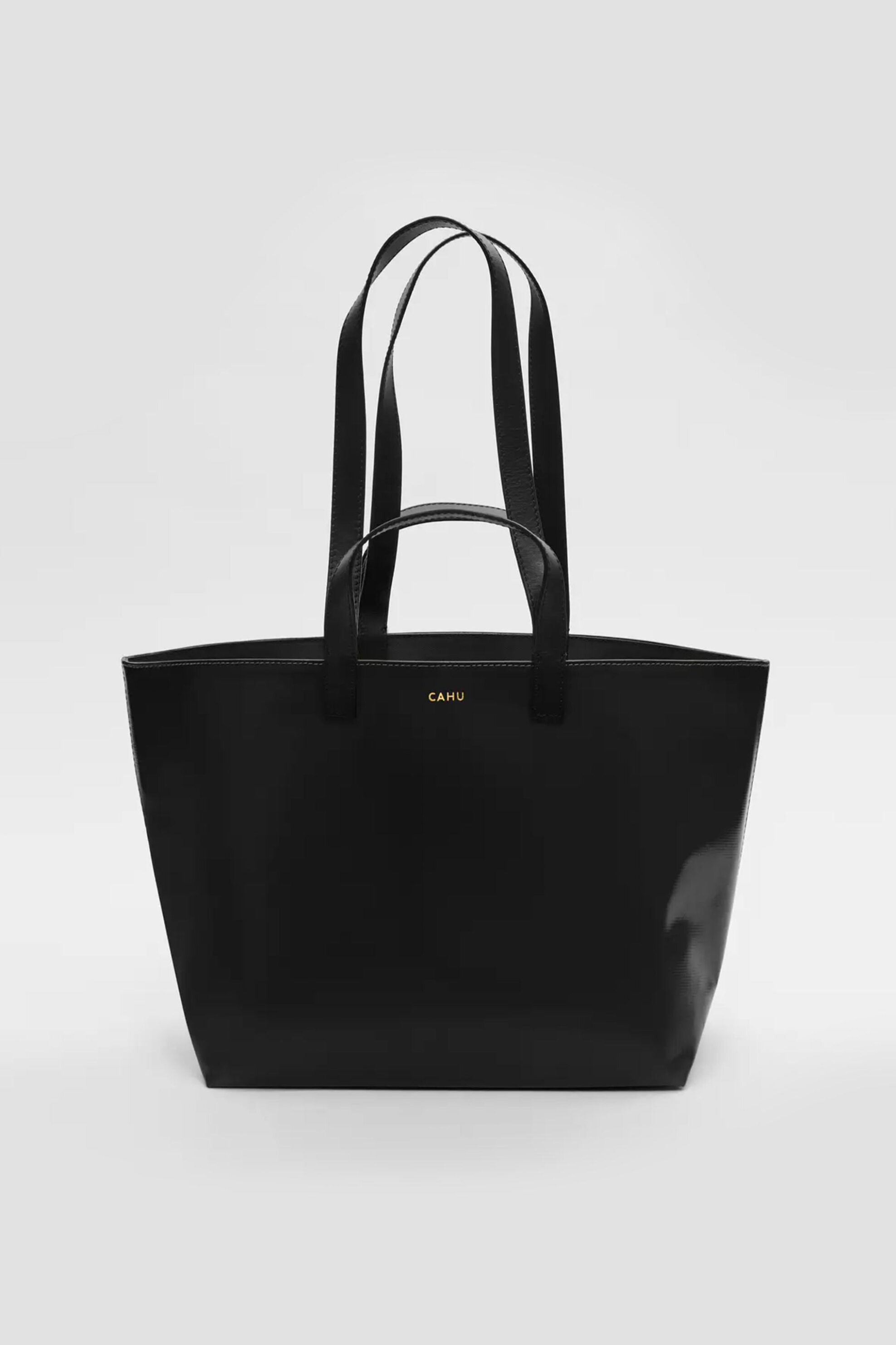 Cahu γυναικεία τσάντα ώμου με φερμουάρ "The Pratique Small" - PZSBL-N Μαύρο