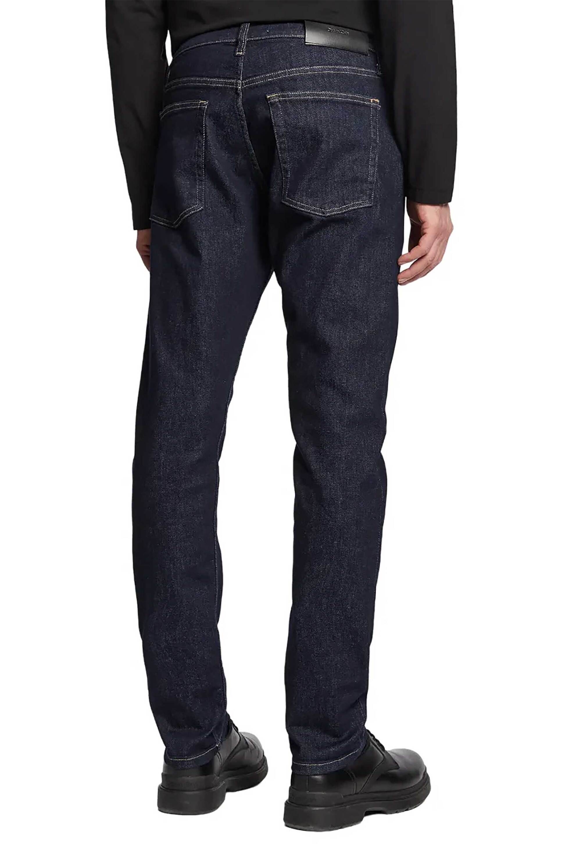 Calvin Klein ανδρικό τζιν παντελόνι πεντάτσεπο Slim Fit - K10K111241 Denim Blue Σκούρο φωτογραφία