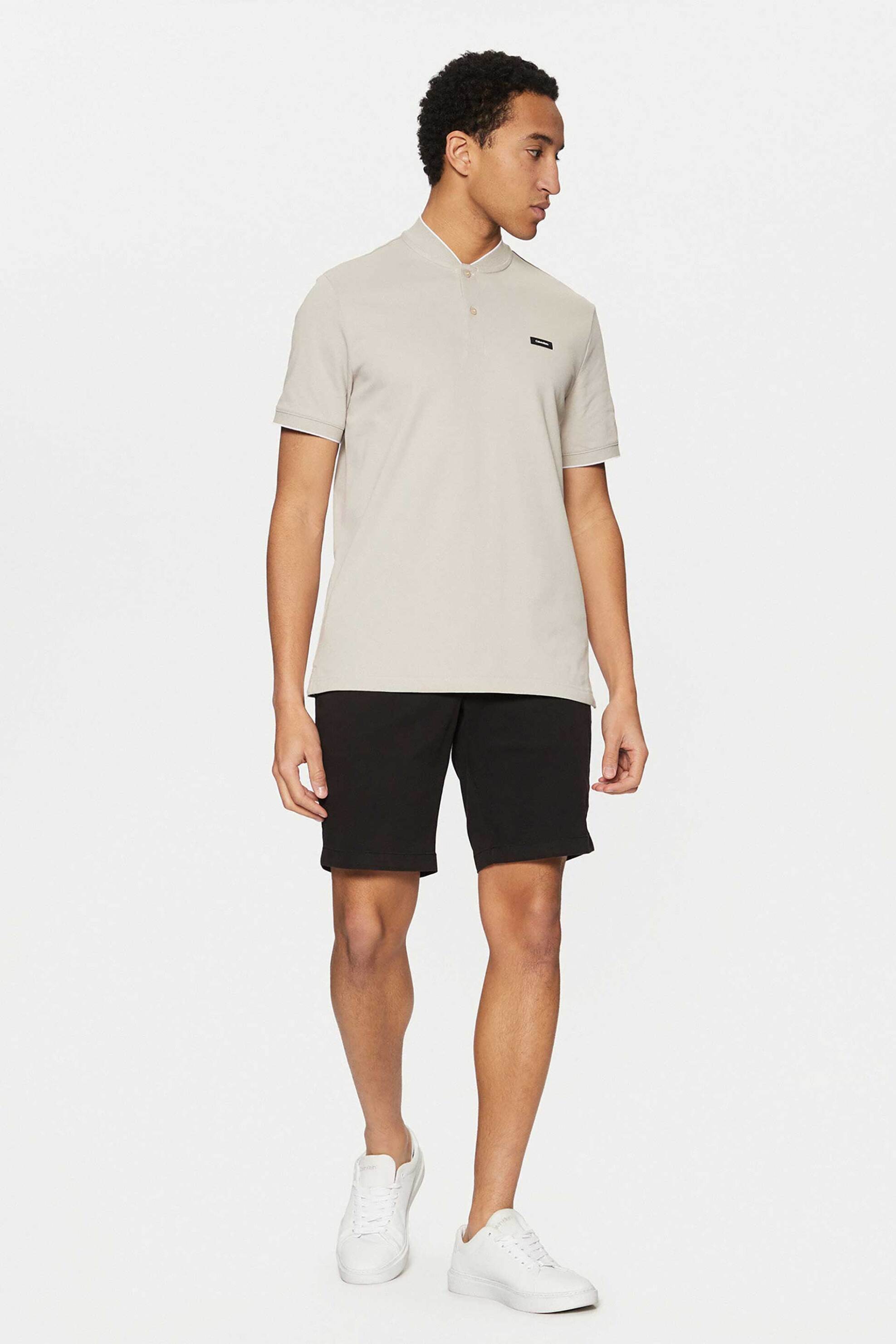 Calvin Klein ανδρική βερμούδα chino Slim Fit - K10K114063 Μαύρο
