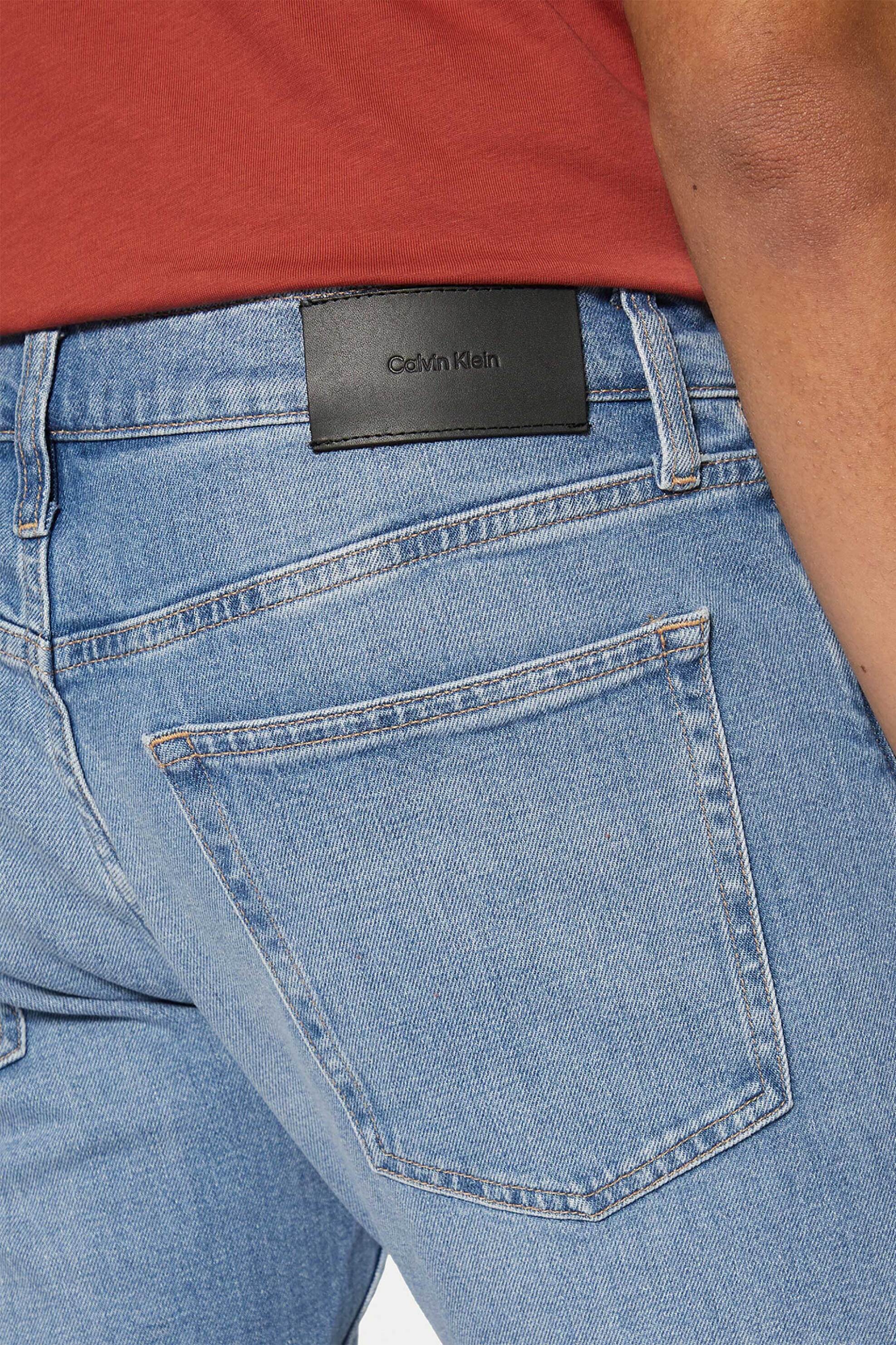 Calvin Klein Ανδρικό Τζιν Παντελόνι Πεντάτσεπο Slim Fit - K10K114285 Denim Blue Ανοιχτό