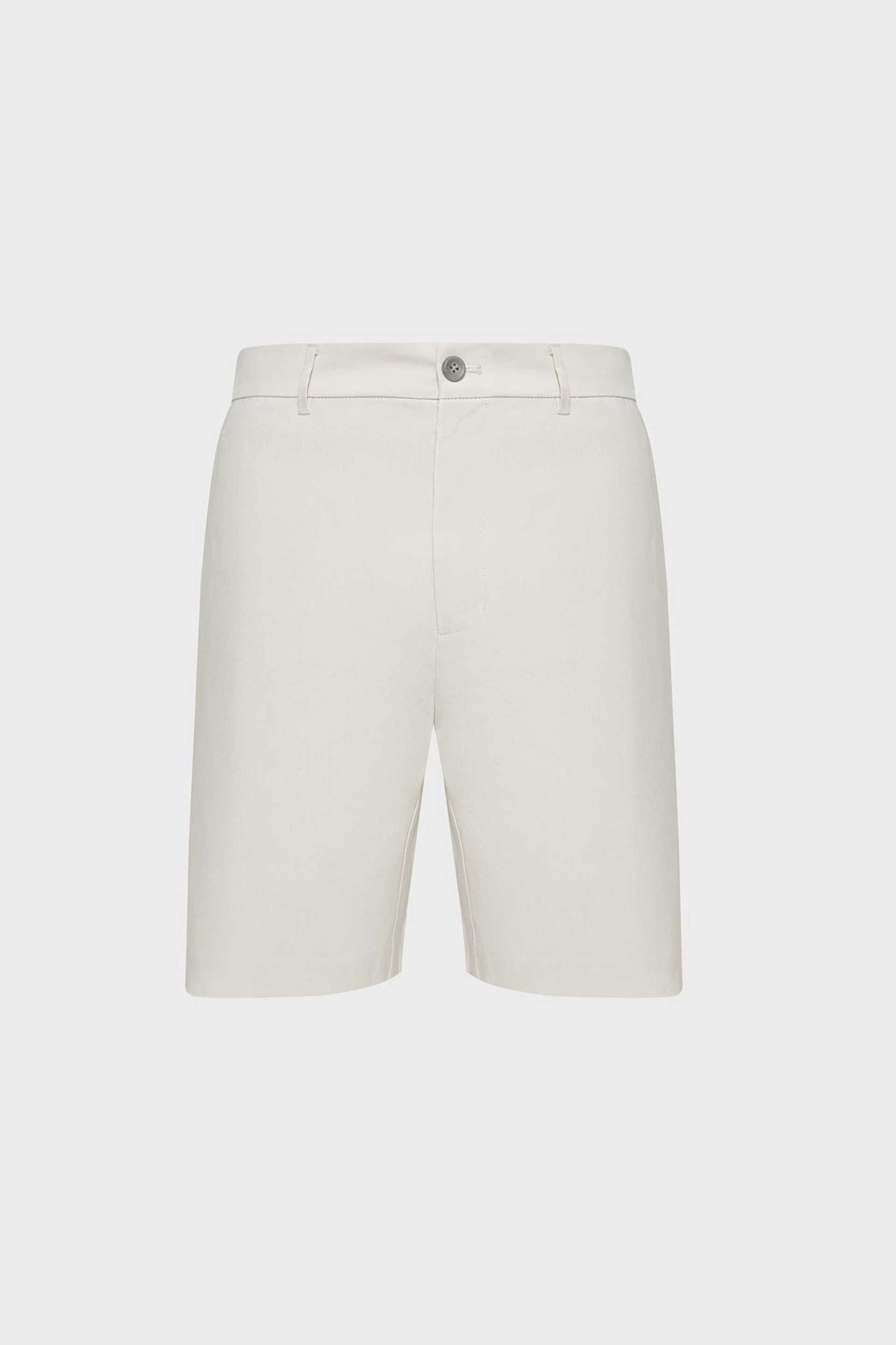 Calvin Klein ανδρική βερμούδα chino Regular Fit - K10K114077 Λευκό