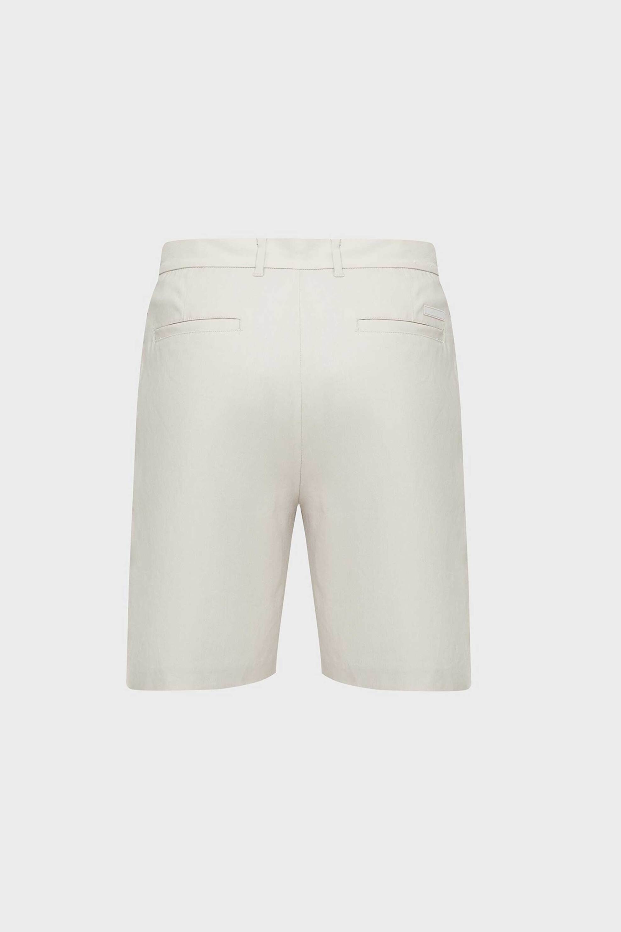 Calvin Klein Ανδρική Βερμούδα Chino Regular Fit - K10K114077 Λευκό