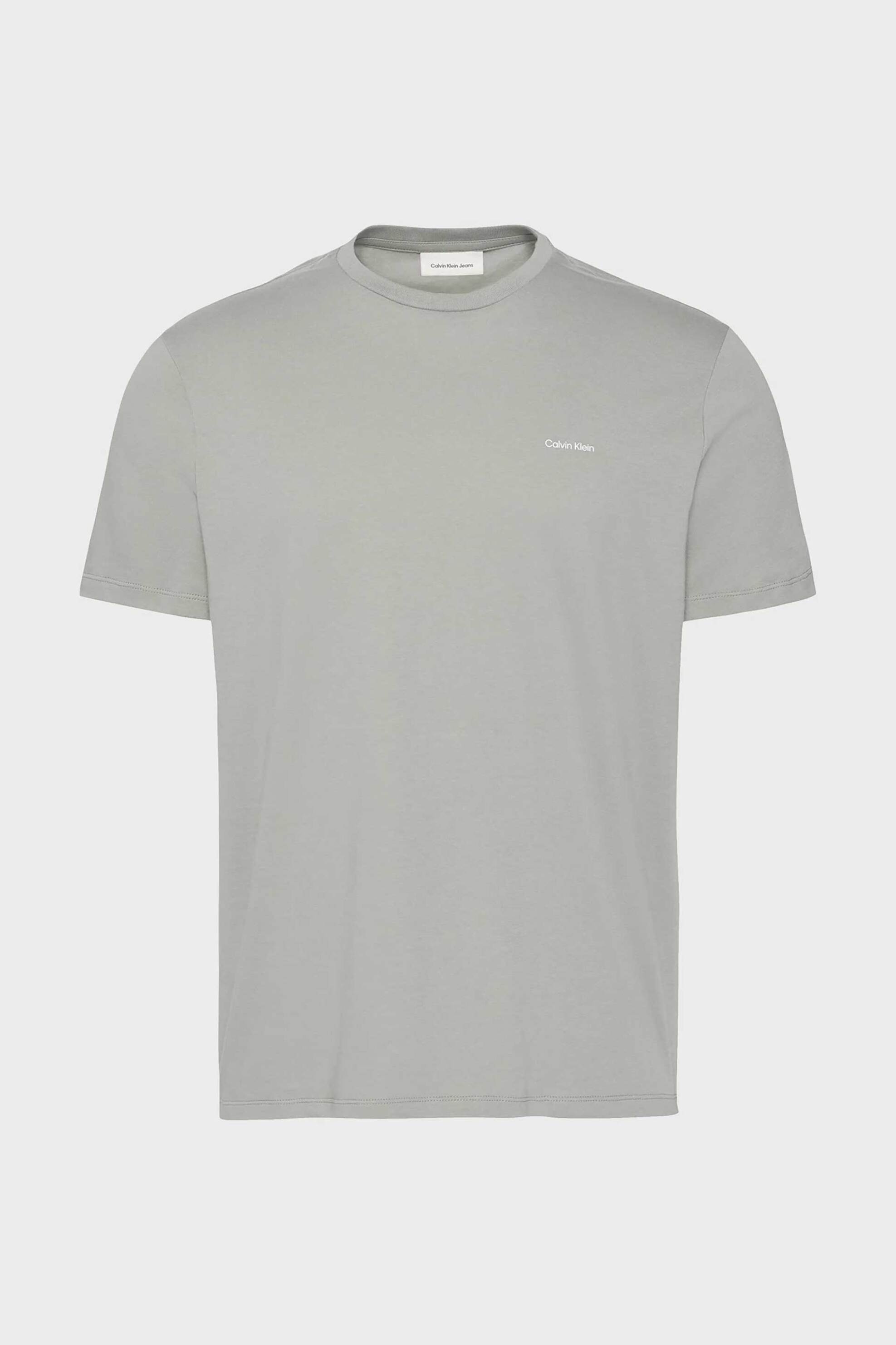 Calvin Klein ανδρικό T-shirt με λογότυπο Regular Fit - LV04LC255G Πράσινο Μέντας