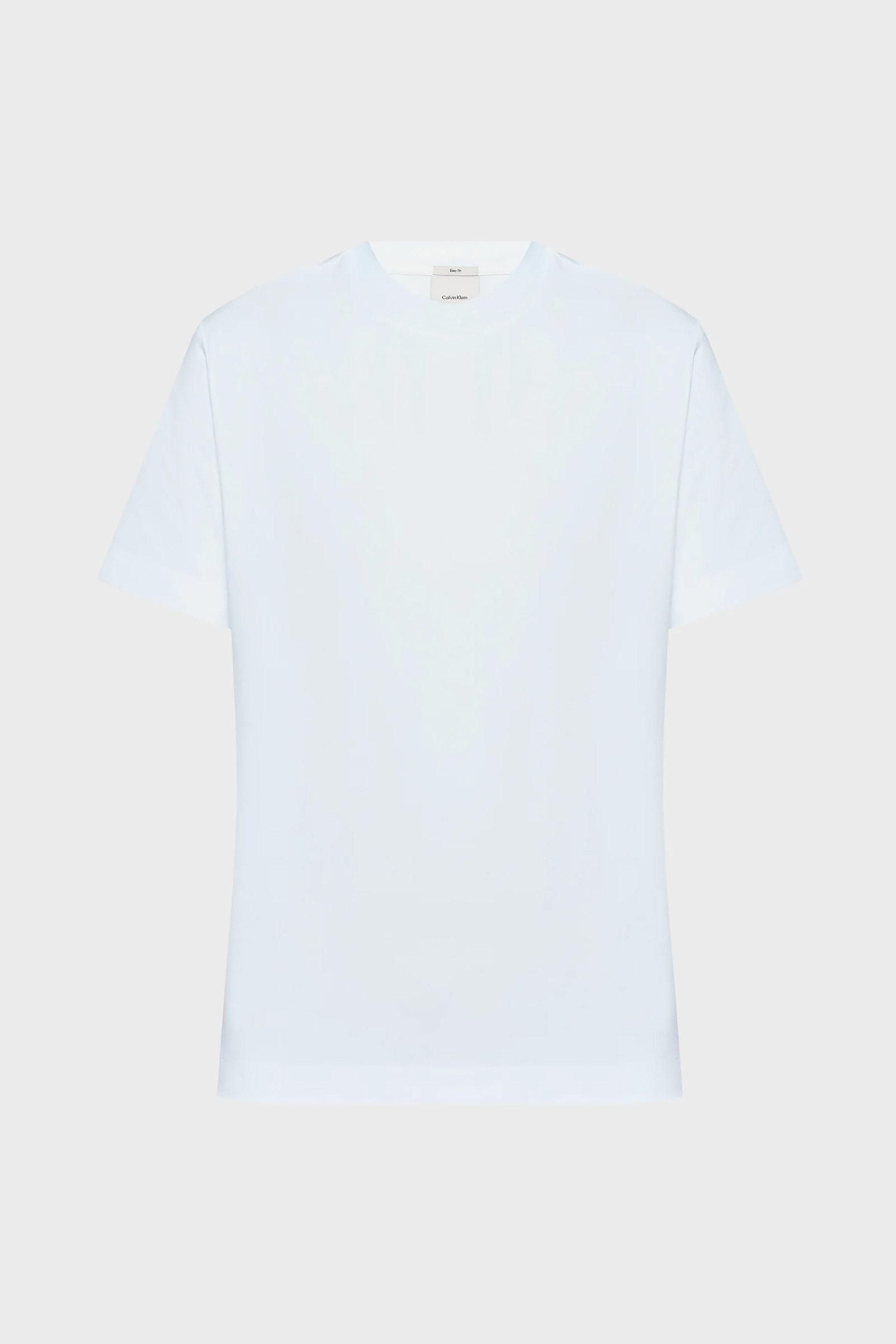 Calvin Klein ανδρικό T-shirt με λογότυπο Straight Fit - LV04LF203G Λευκό