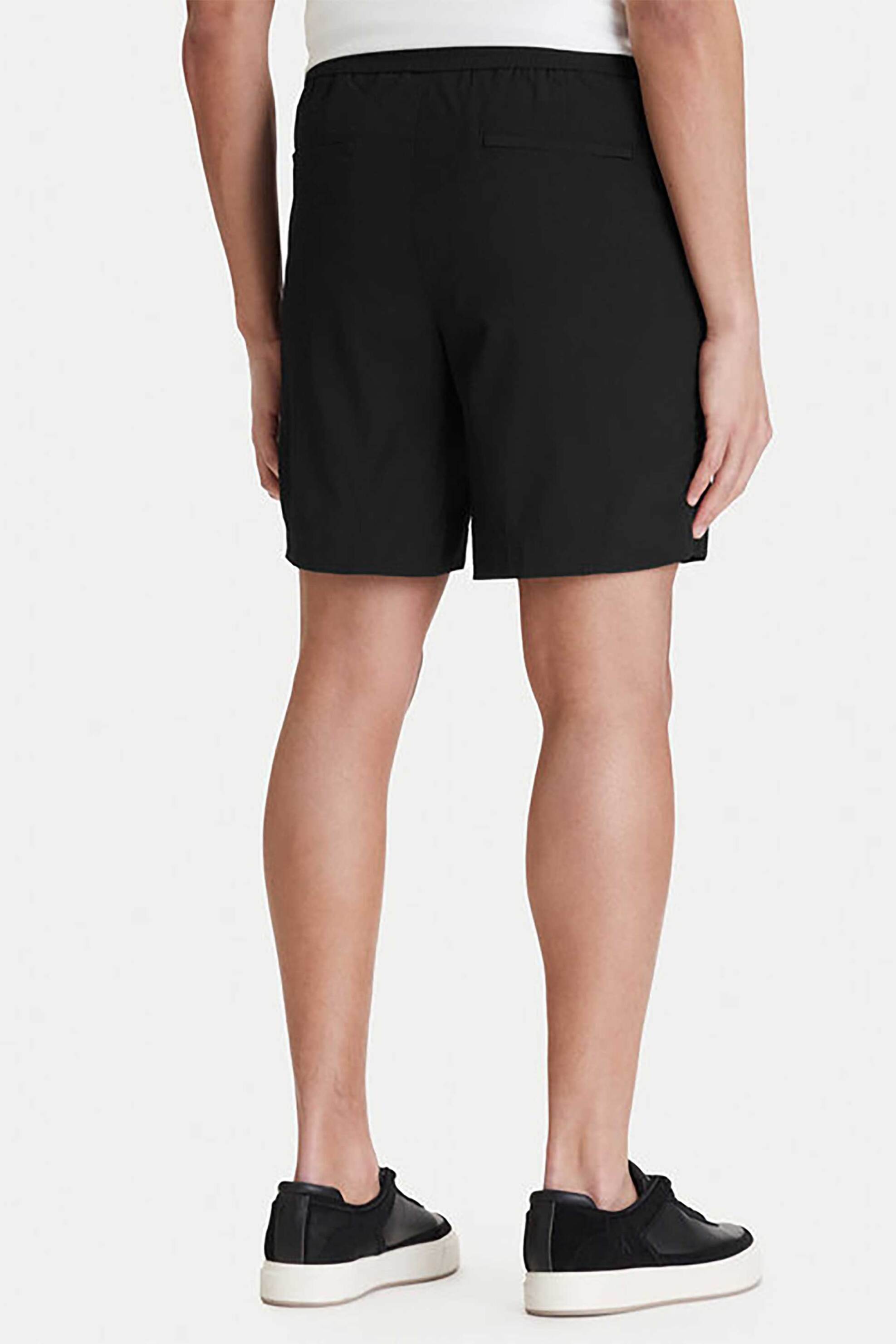 Calvin Klein Ανδρικό Σορτς με Λογότυπο Straight Fit - Lv04Lf610G Μαύρο