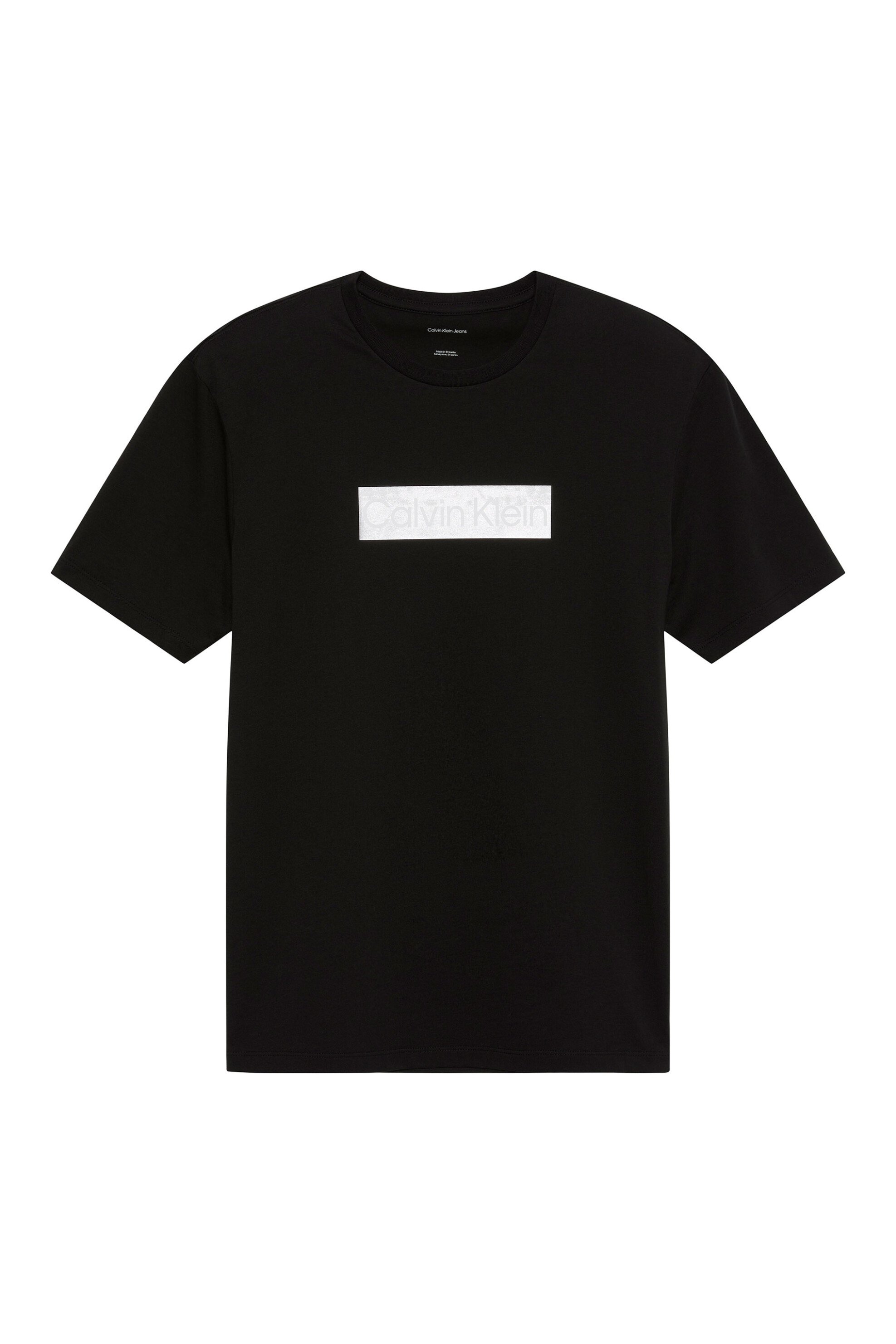 Calvin Klein ανδρικό T-shirt με graphic logo print Regular Fit - LV04LG811G Μαύρο