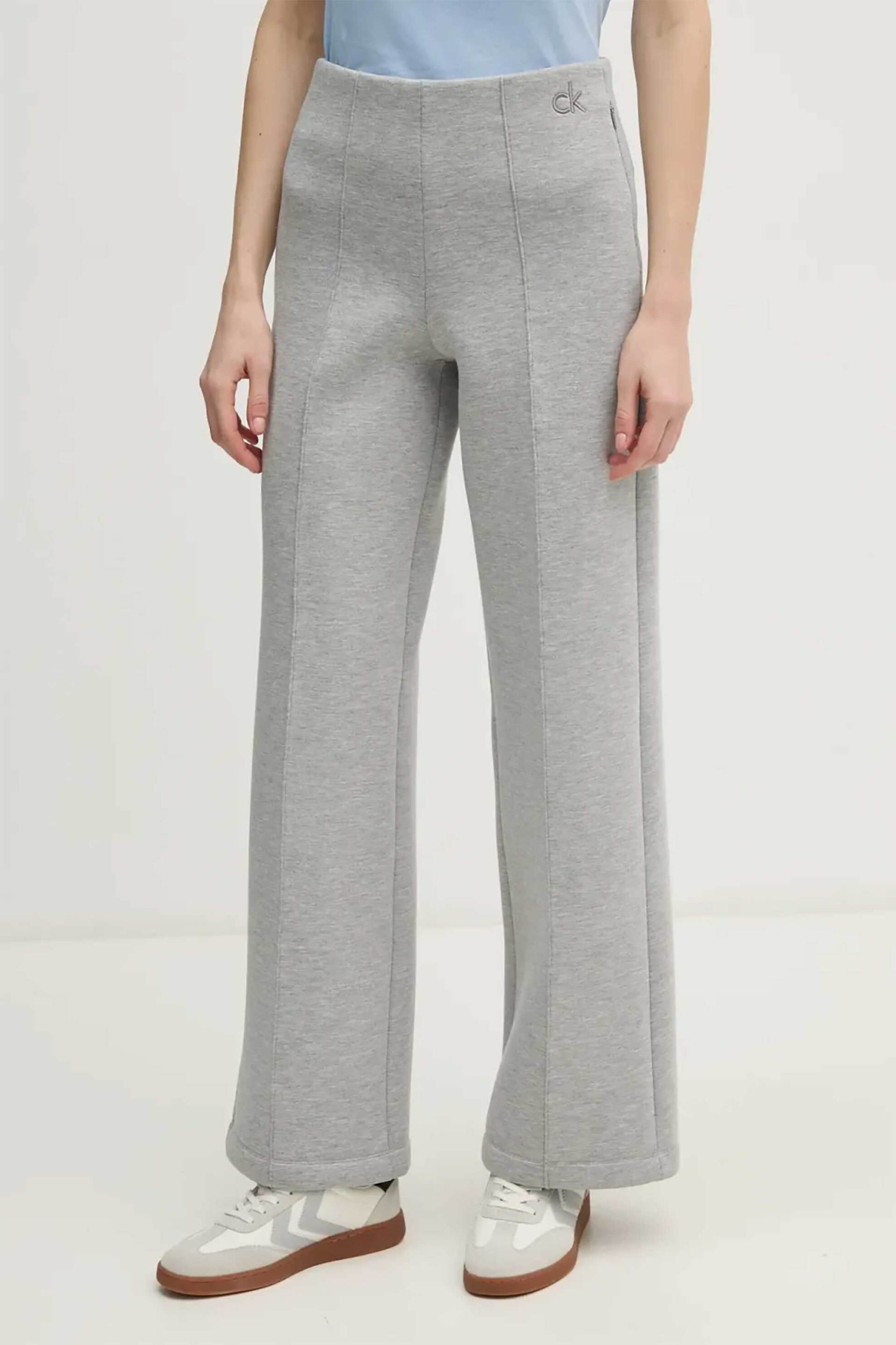 Calvin Klein γυναικείο παντελόνι σε στυλ φόρμας - K20K207947 Γκρι