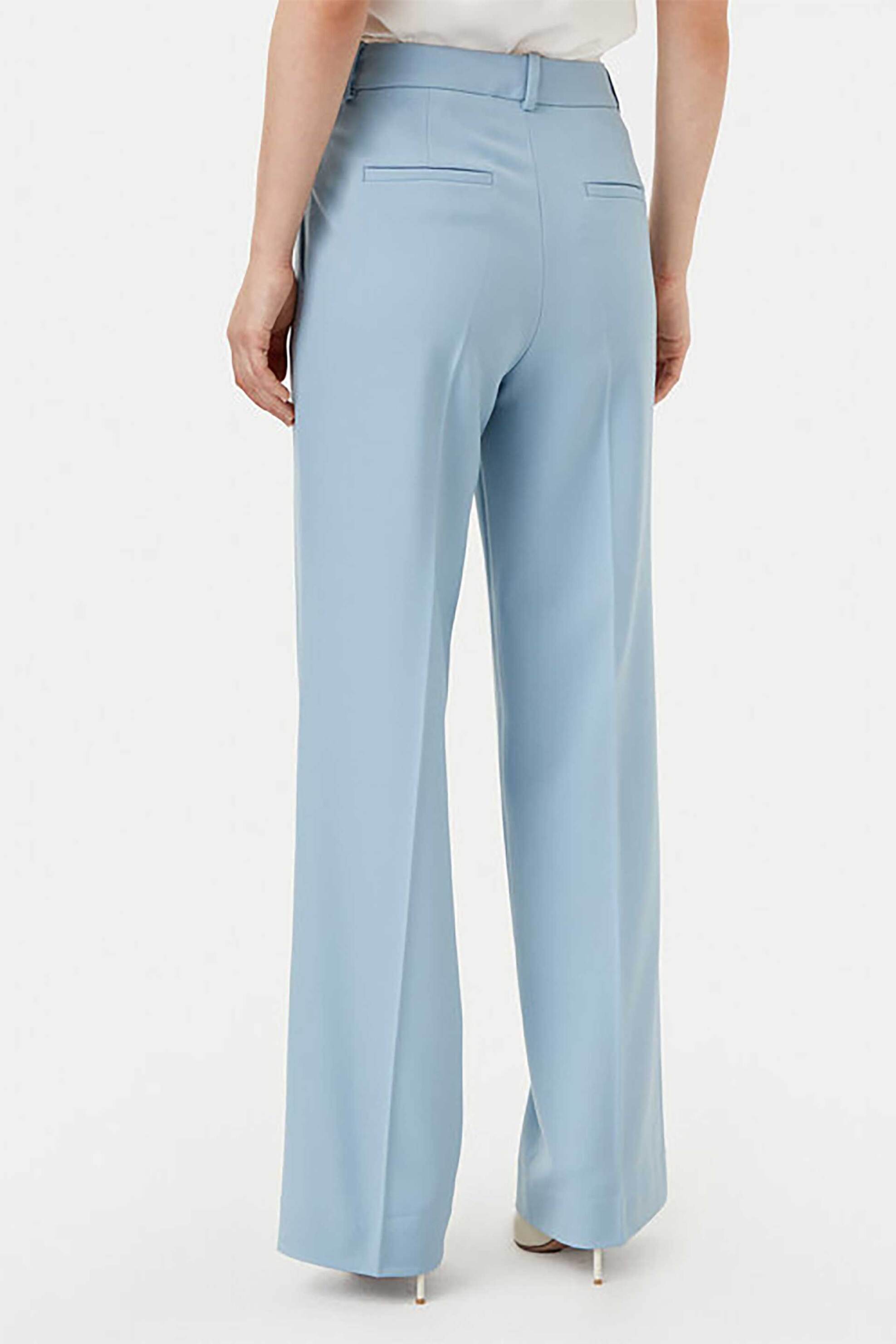 CALVIN KLEIN Calvin Klein γυναικείο παντελόνι κοστουμιού Wide Leg - K20K207836 Γαλάζιο - 3
