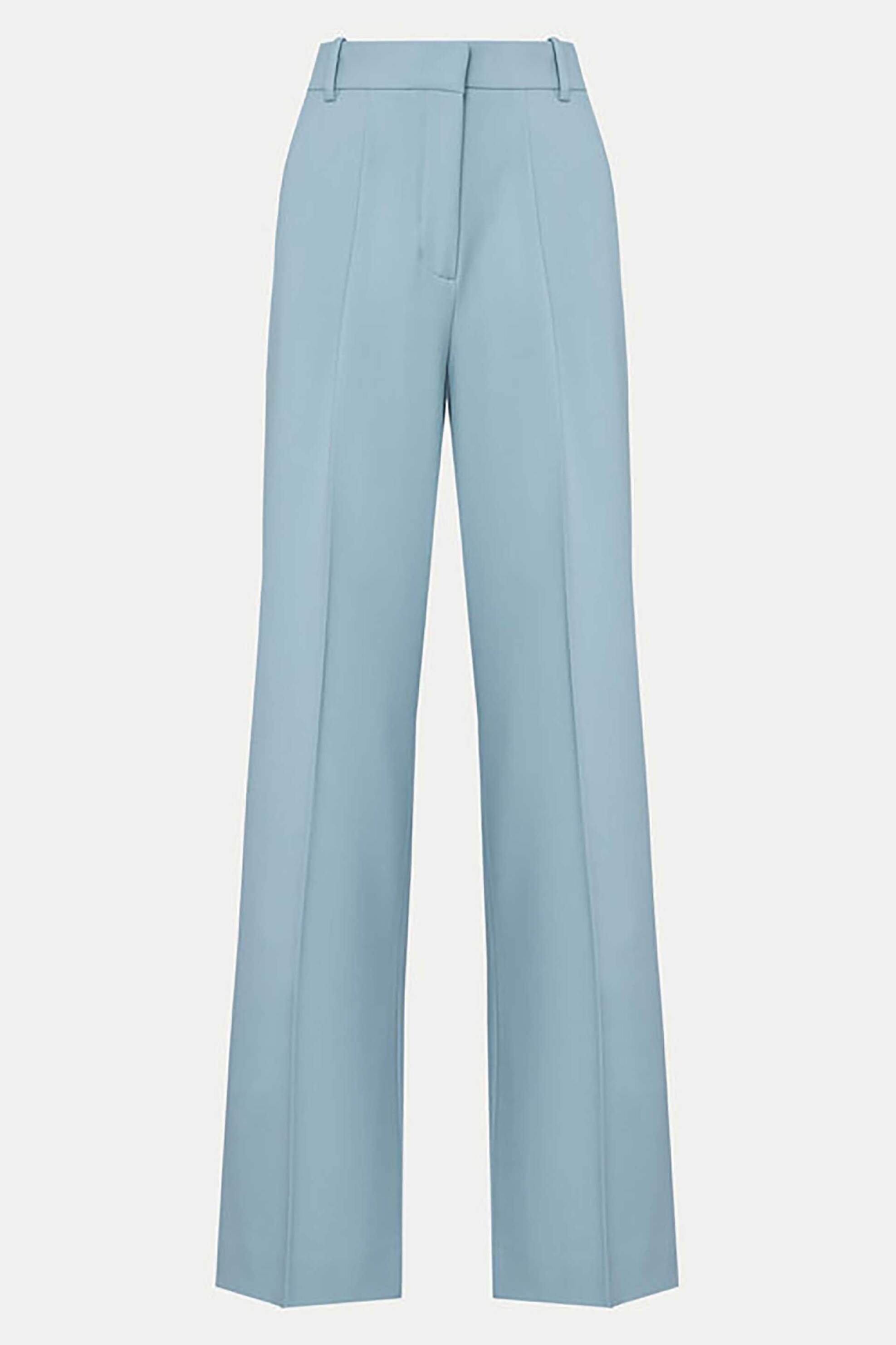 CALVIN KLEIN Calvin Klein γυναικείο παντελόνι κοστουμιού Wide Leg - K20K207836 Γαλάζιο - 4