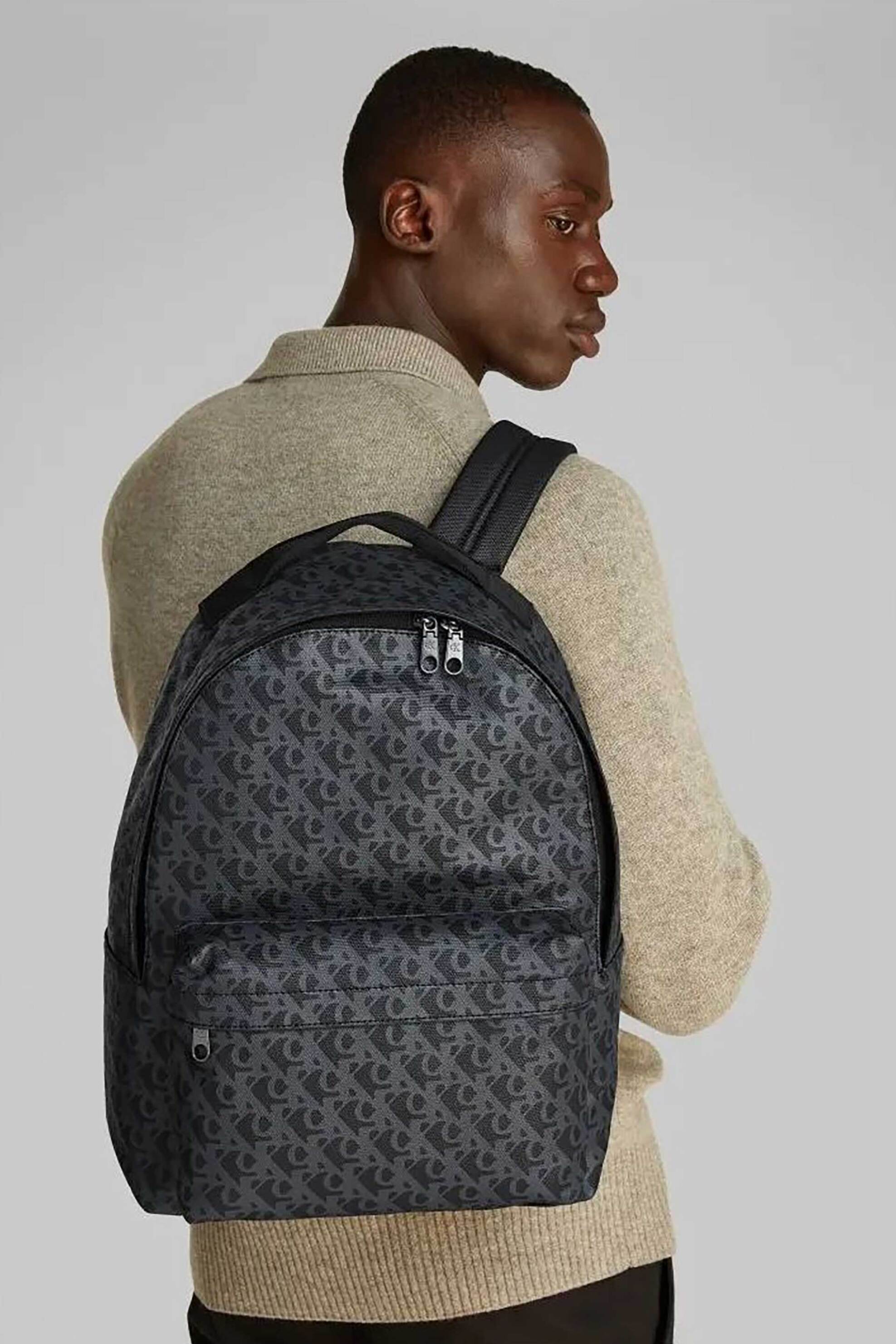 Calvin Klein Ανδρικό Backpack με All-Over Print - Lv04G3112G Μαύρο