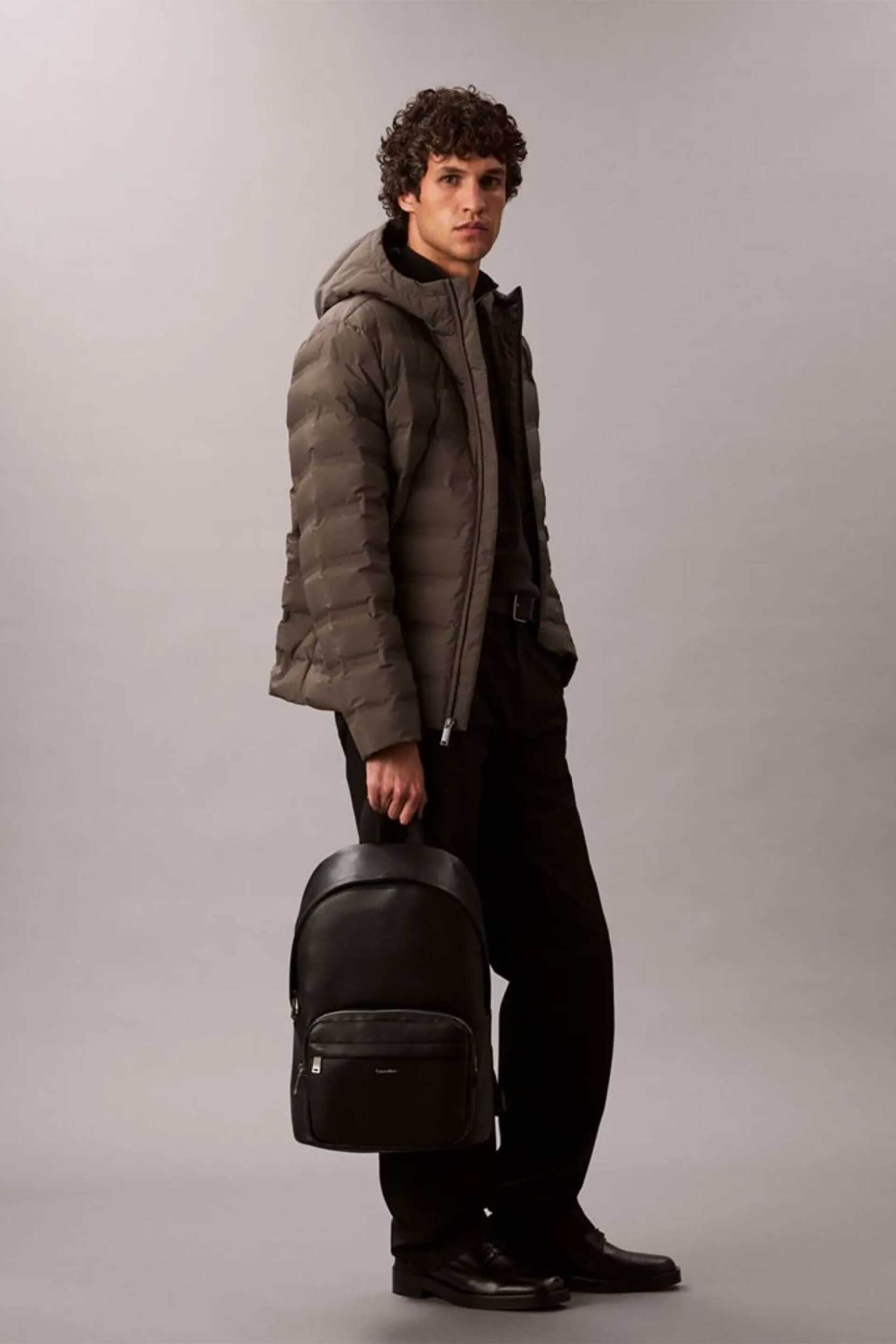 Calvin Klein Ανδρικό Backpack με Λογότυπο - Lv04D3155G Μαύρο
